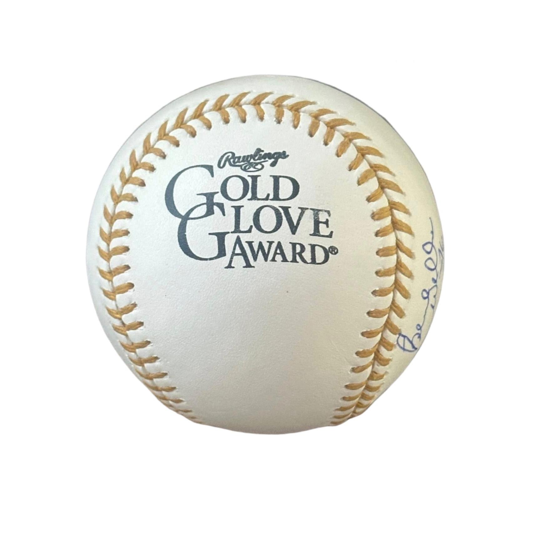 Bernie Williams New York Yankees Autographed Gold Glove Award Baseball-Right Off The Field