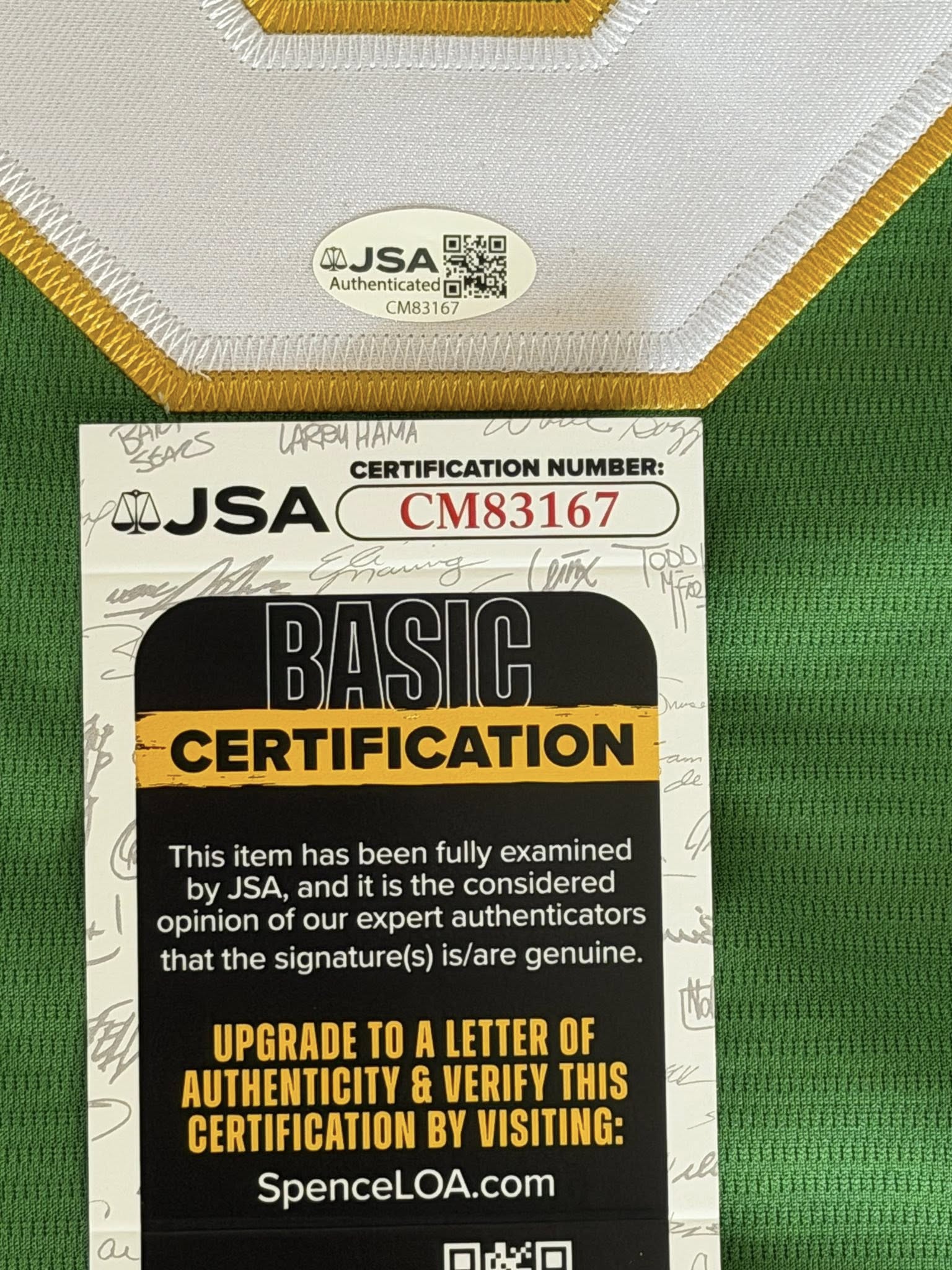 Brent Rooker Autographed Oakland Athletics Jersey JSA COA-Right Off The Field