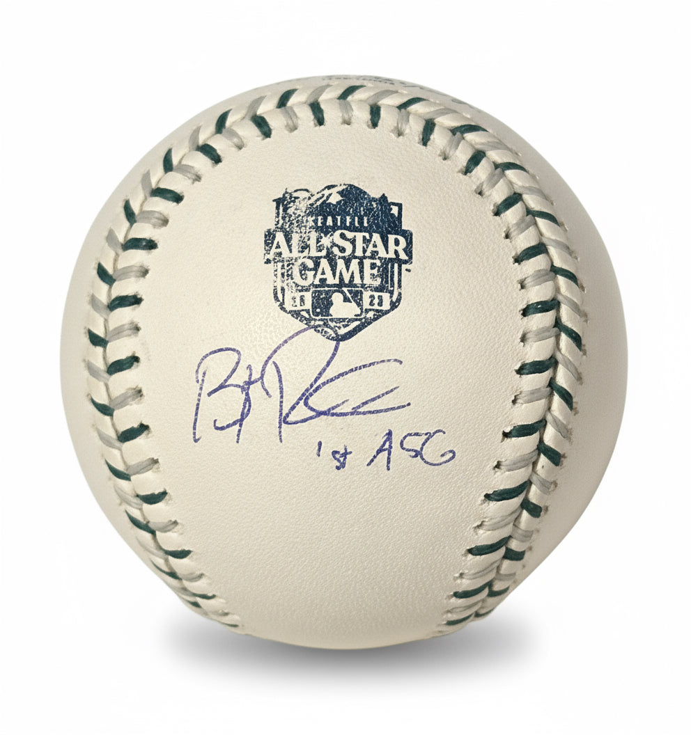 Brent Rooker Signed 2023 All Star Game Baseball "1st ASG" Inscription-Right Off The Field