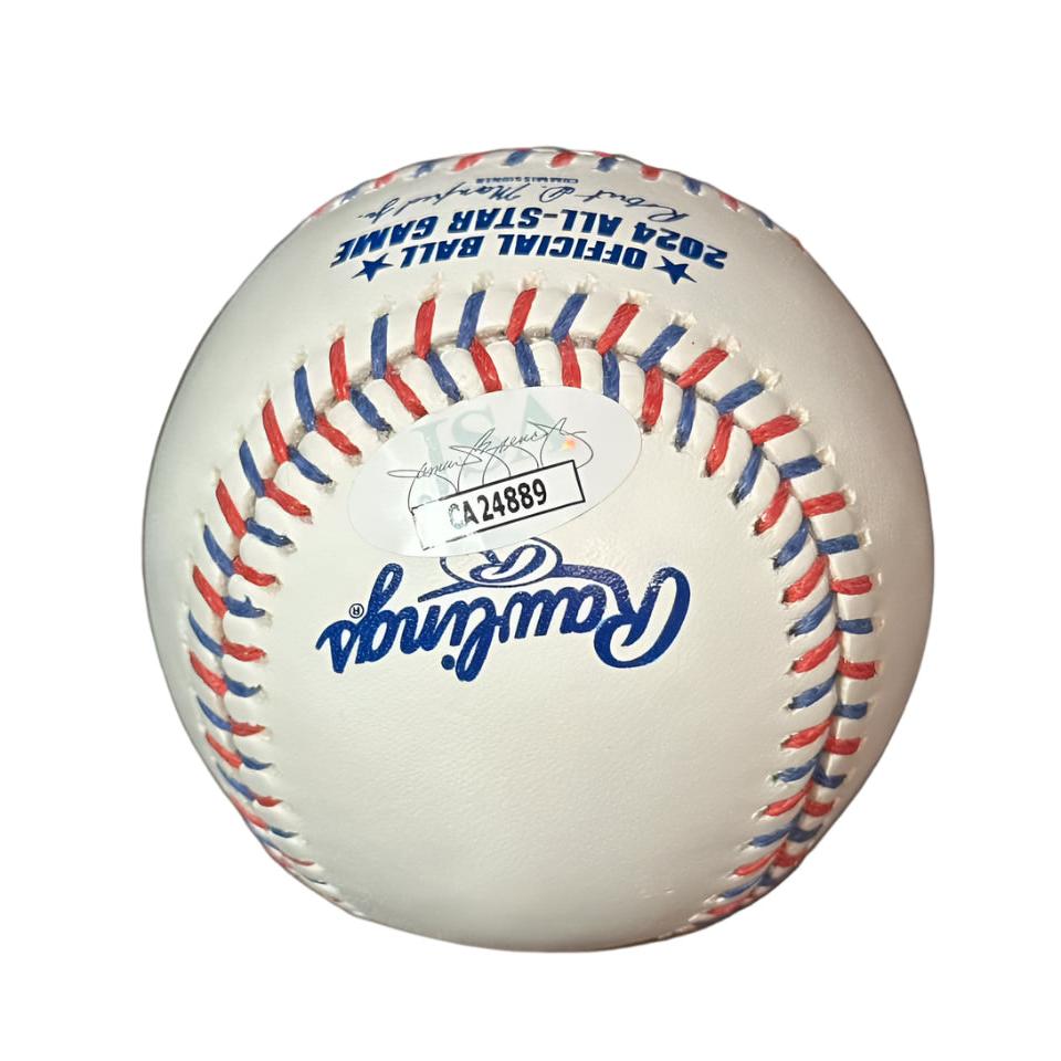 Carlos Correa Minnesota Twins Autographed 2024 All Star Game Baseball JSA COA-Right Off The Field
