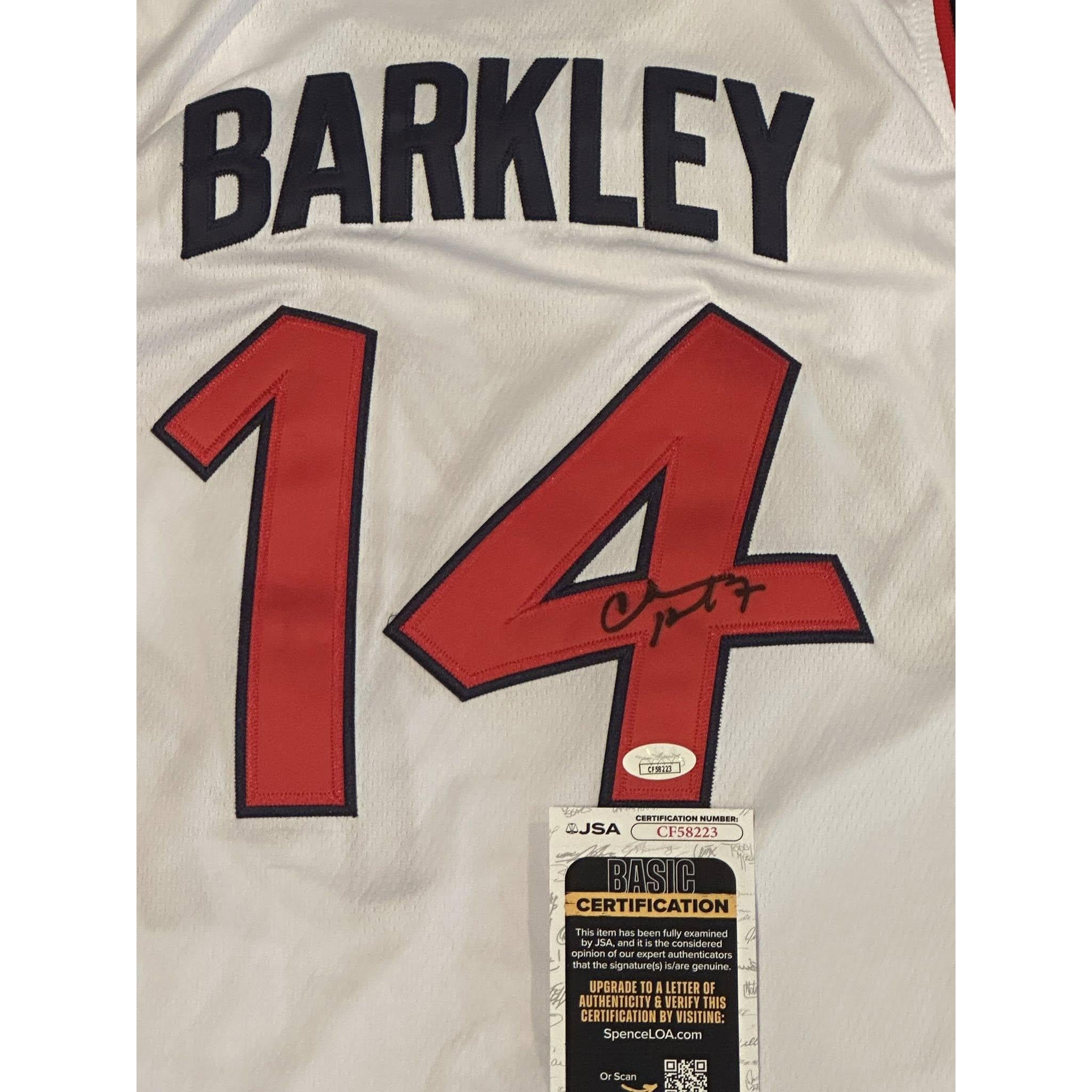 Charles Barkley Autographed Team USA 1996 Jersey JSA COA-Right Off The Field