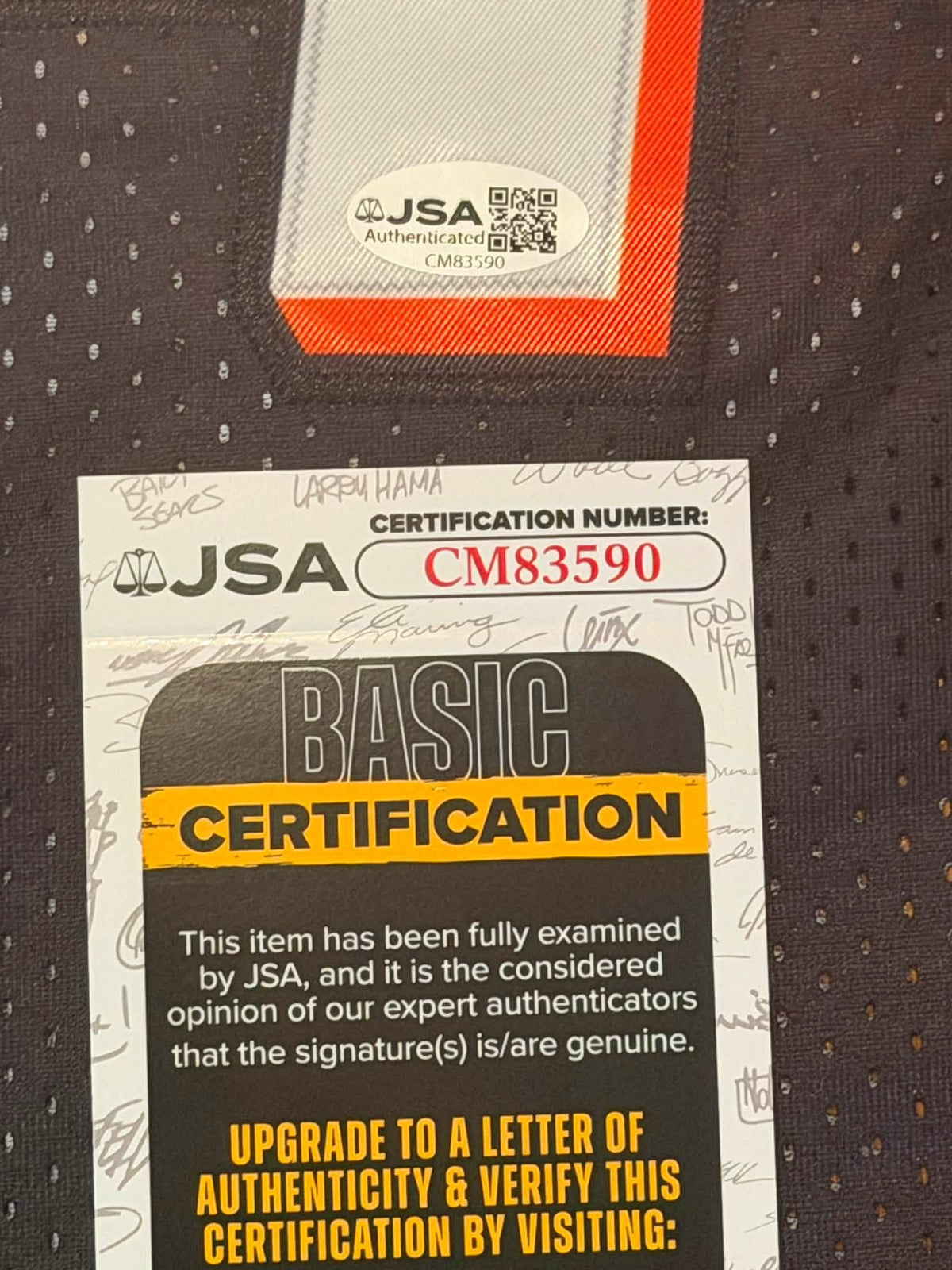 Charles Barkley Signed Autographed Phoenix Suns Jersey JSA COA-Right Off The Field