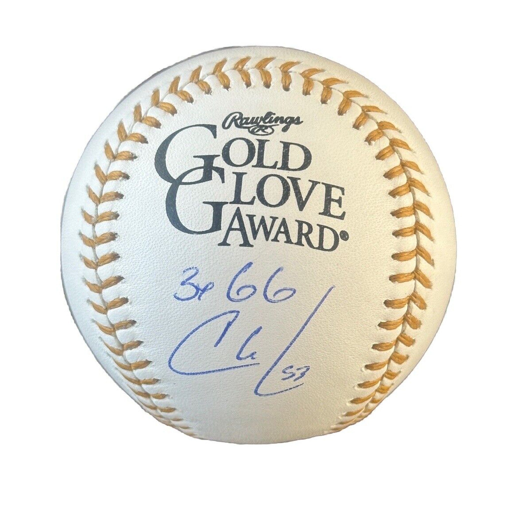 Christian Walker Signed Gold Glove Award Baseball “3x GG” Inscription JSA COA-Baseball-Right Off The Field