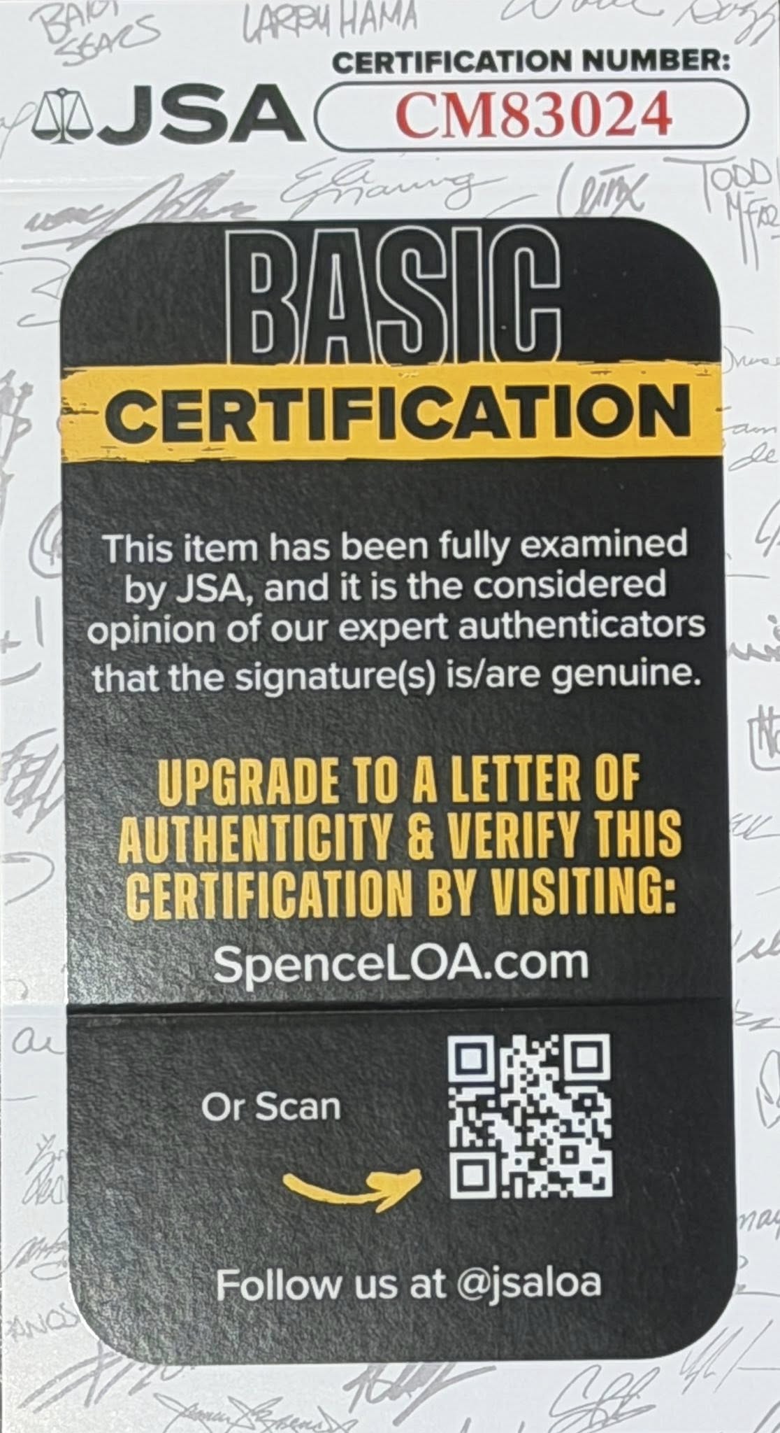 Christian Yelich Signed Official MLB Baseball JSA COA Personalized to Christian-Right Off The Field