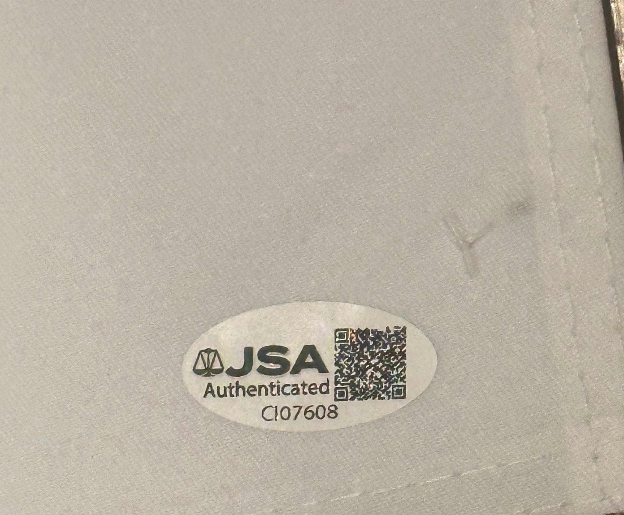 Collin Morikawa Autographed 2025 Ryder Cup Pin Flag Team USA JSA COA-Right Off The Field