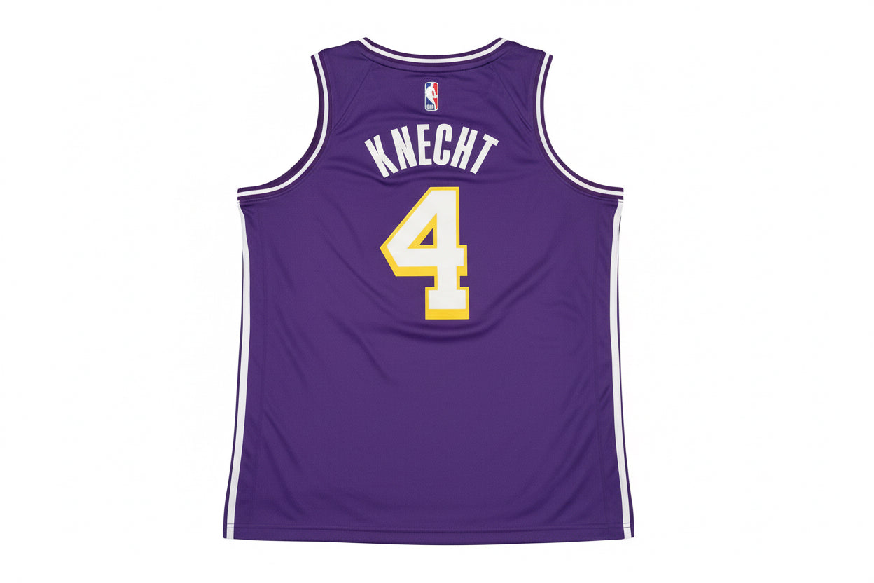 Dalton Knecht Los Angeles Lakers Jersey Size 48-Right Off The Field