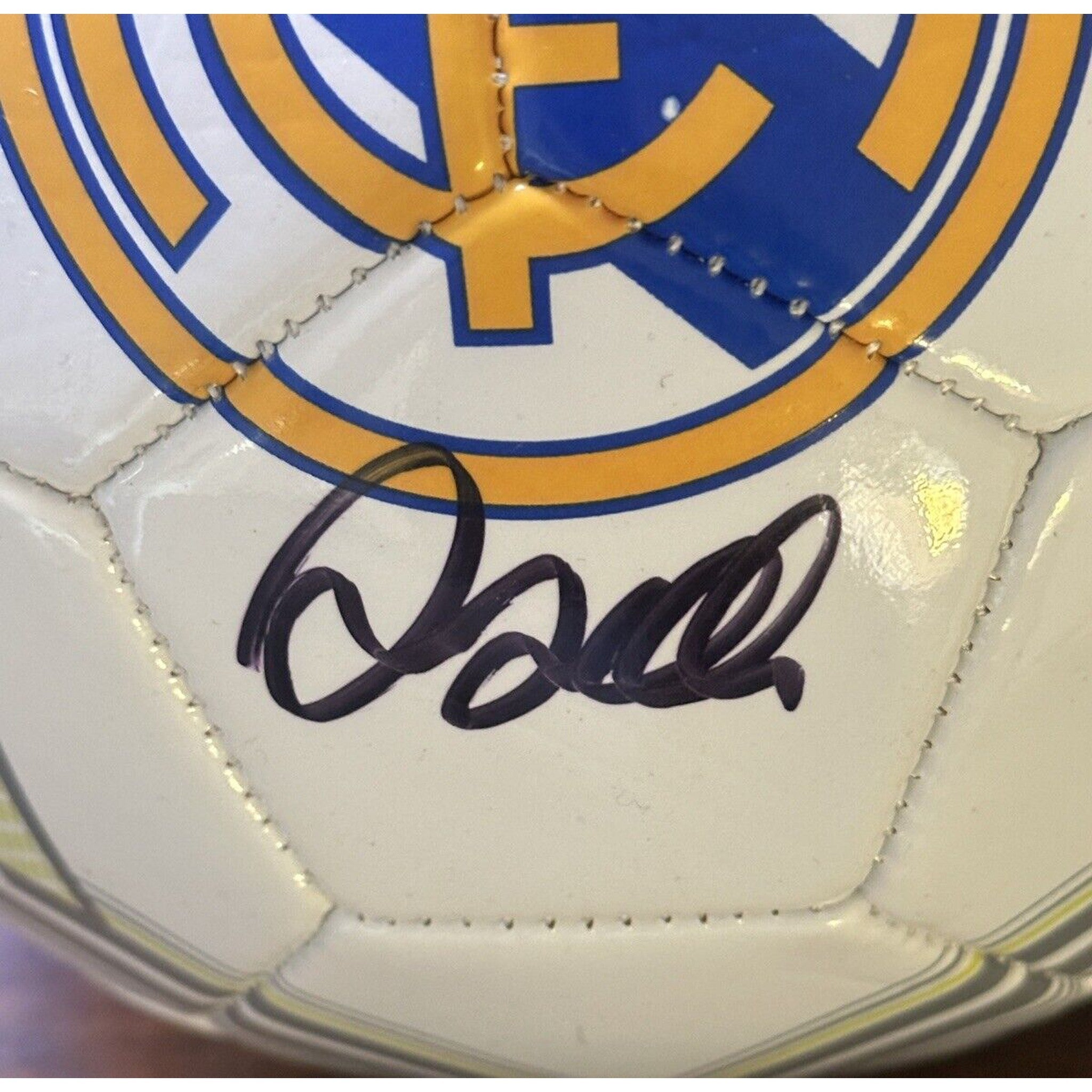 David Beckham Autographed Real Madrid Soccer Ball JSA LOA-Soccer-Right Off The Field