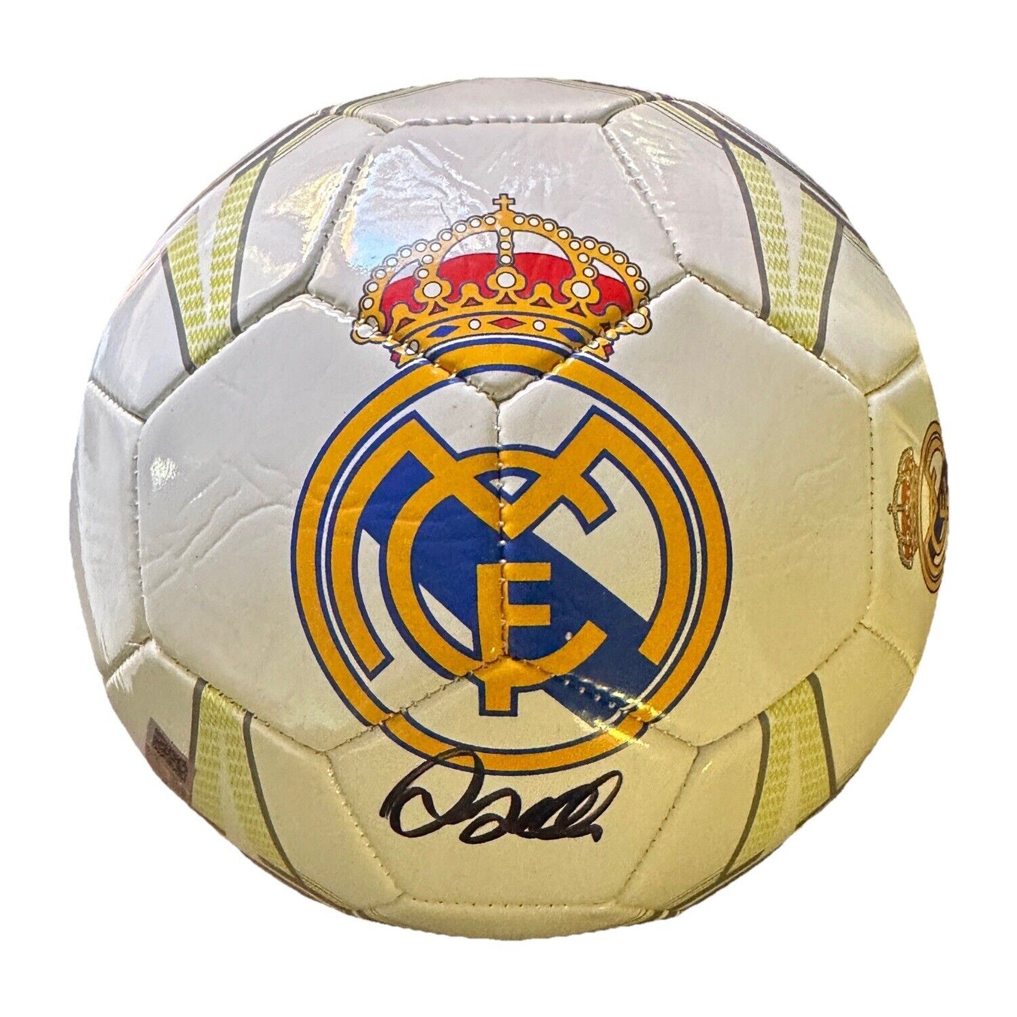 David Beckham Autographed Real Madrid Soccer Ball JSA LOA-Soccer-Right Off The Field