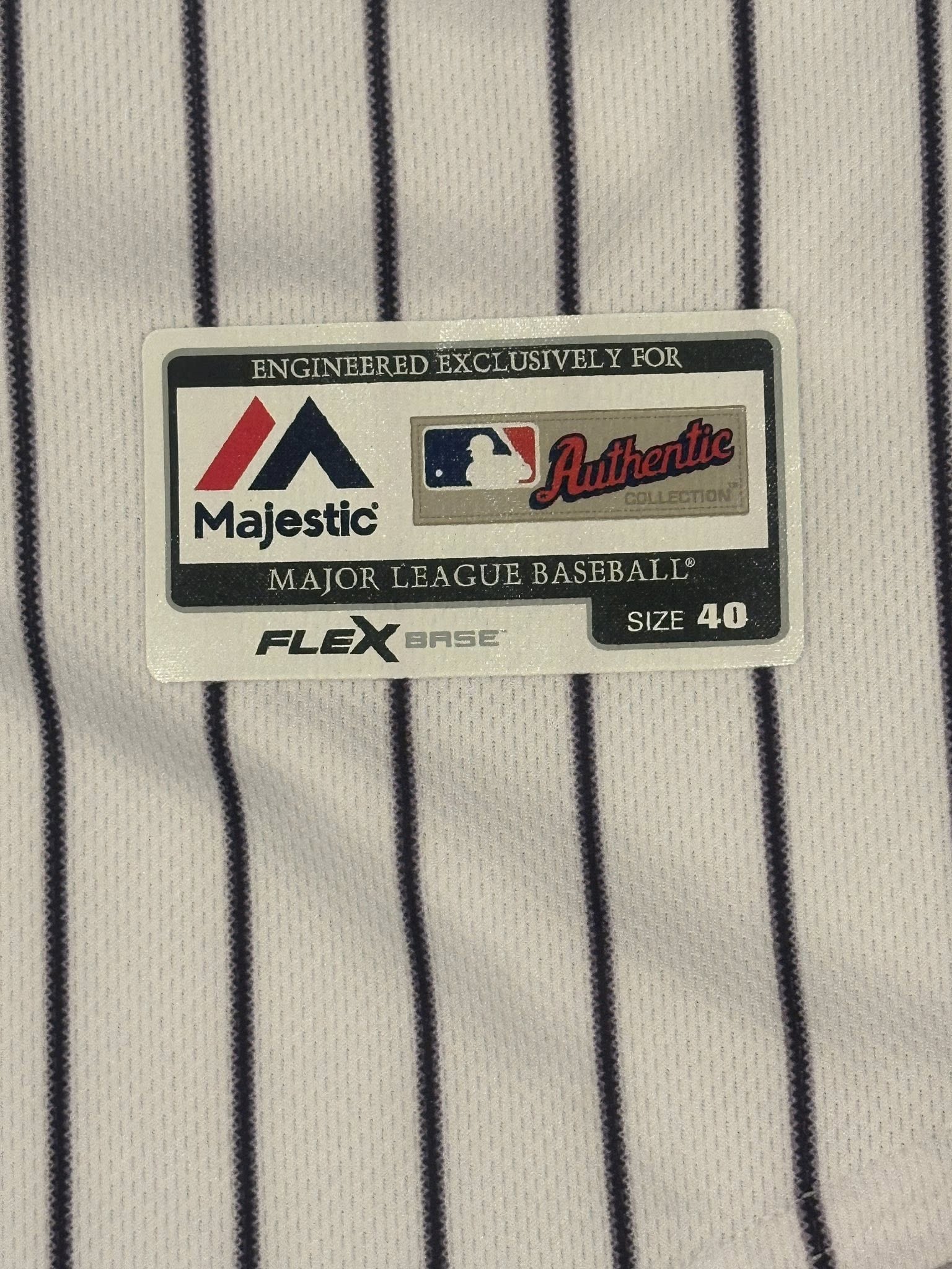 Derek Jeter Autographed New York Yankees Mother's Day Jersey JSA LOA-Right Off The Field