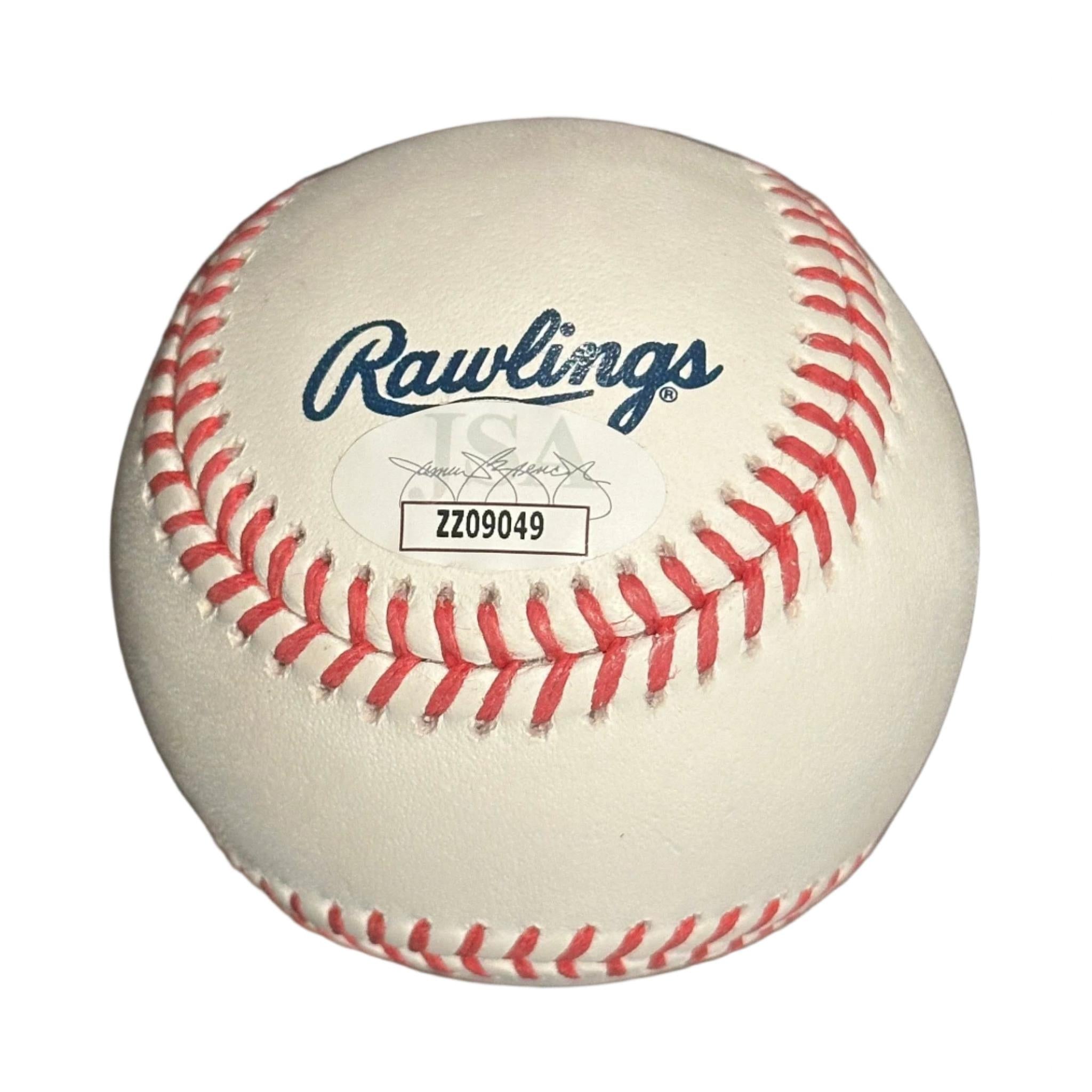 Derek Jeter New York Yankees Signed Official Hall of Fame MLB Baseball JSA LOA-Right Off The Field