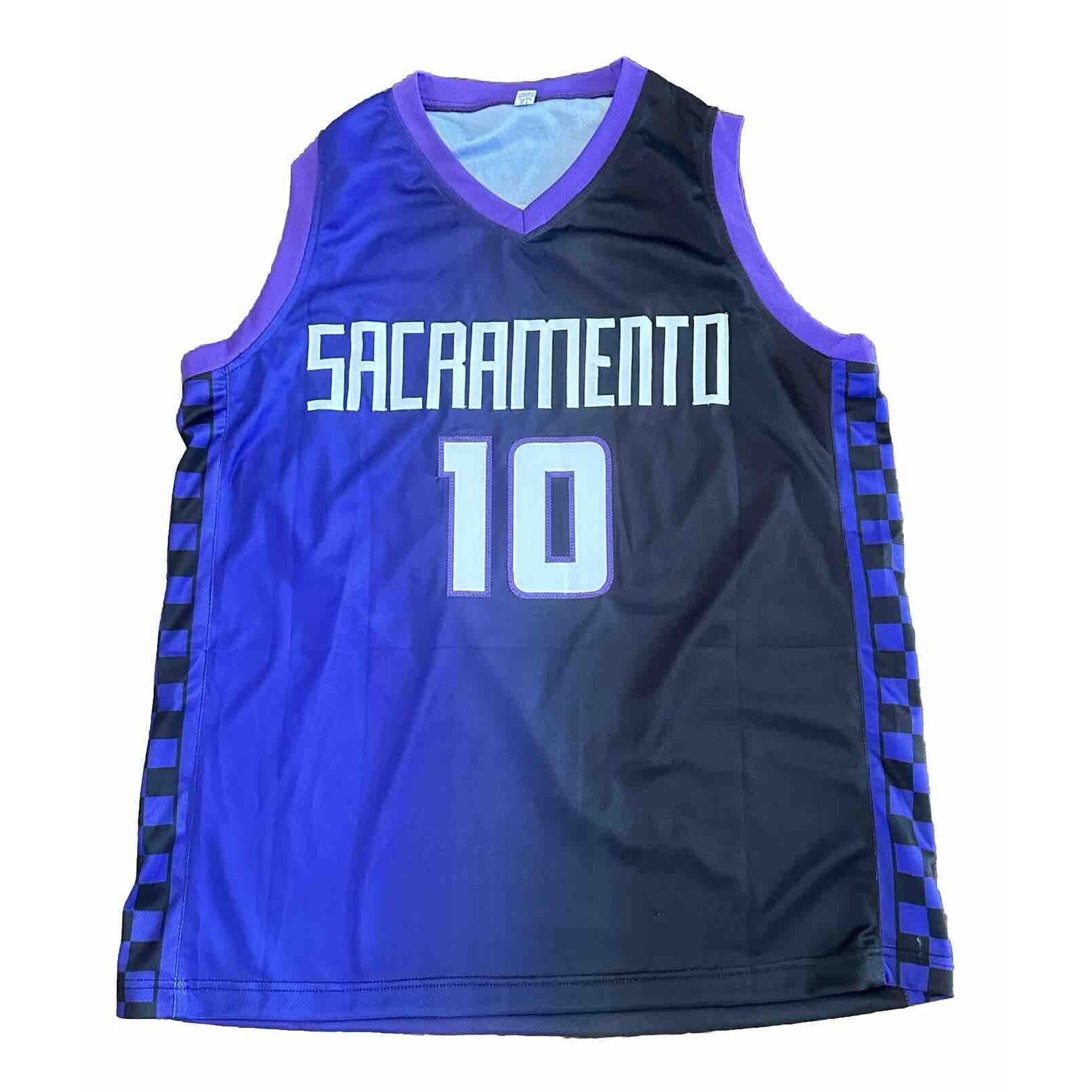 Domantas Sabonis Autographed Sacramento Kings Custom Jersey BAS Witness-Basketball-Right Off The Field