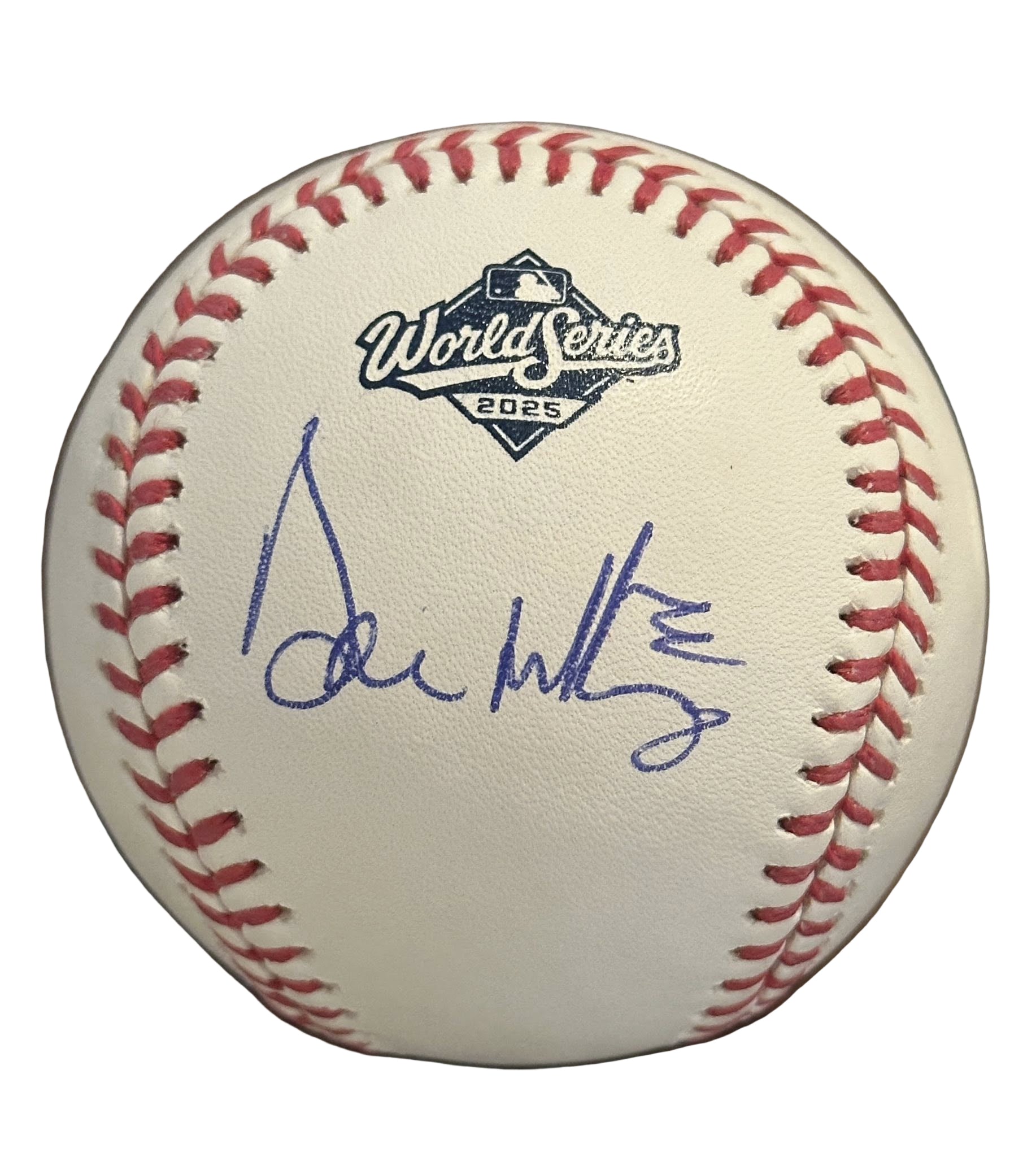 Don Mattingly Autographed 2025 World Series Baseball Beckett Blue Jays RARE-Right Off The Field