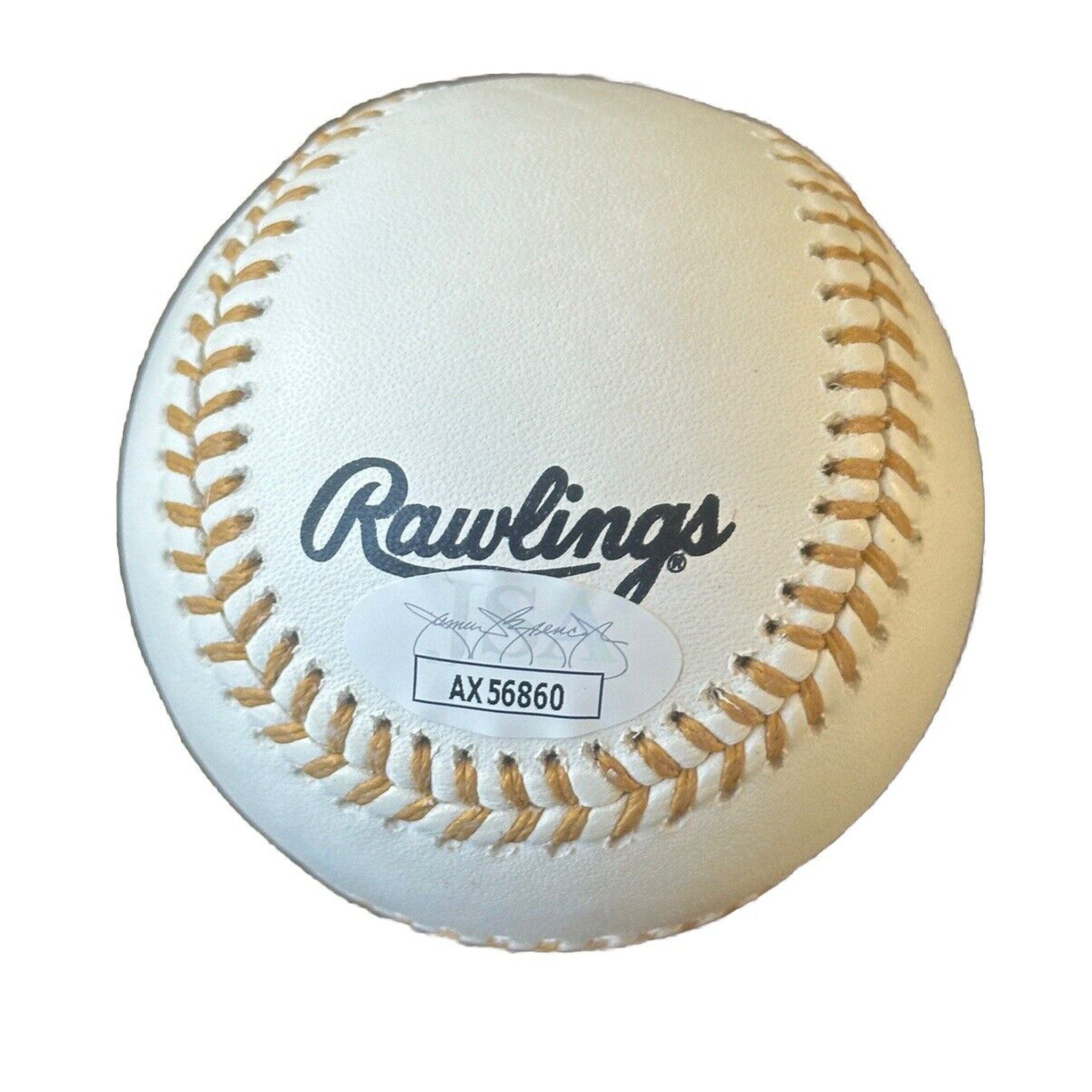 Don Mattingly New York Yankees Autographed Gold Glove Award Baseball JSA COA-Baseball-Right Off The Field