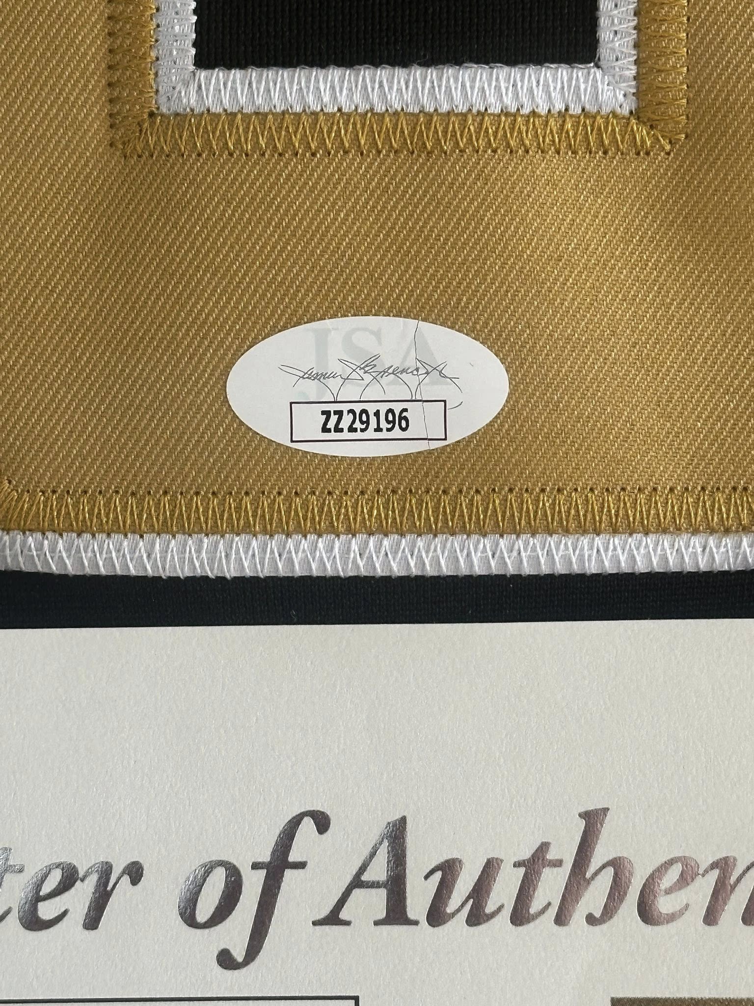 Drew Brees Signed Autographed New Orleans Saints Jersey JSA LOA-Right Off The Field