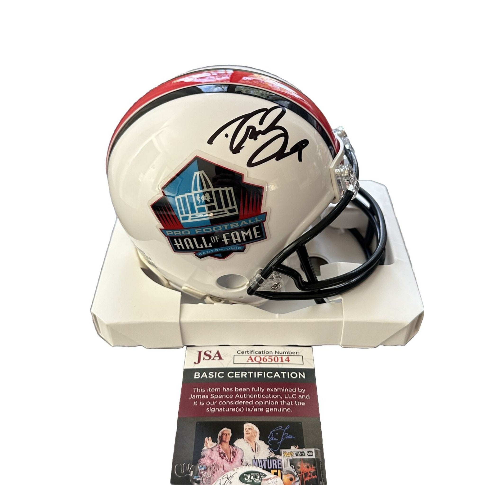 Drew Brees Signed Hall Of Fame Mini Helmet JSA COA Autograph New Orleans Saints-Football-Right Off The Field
