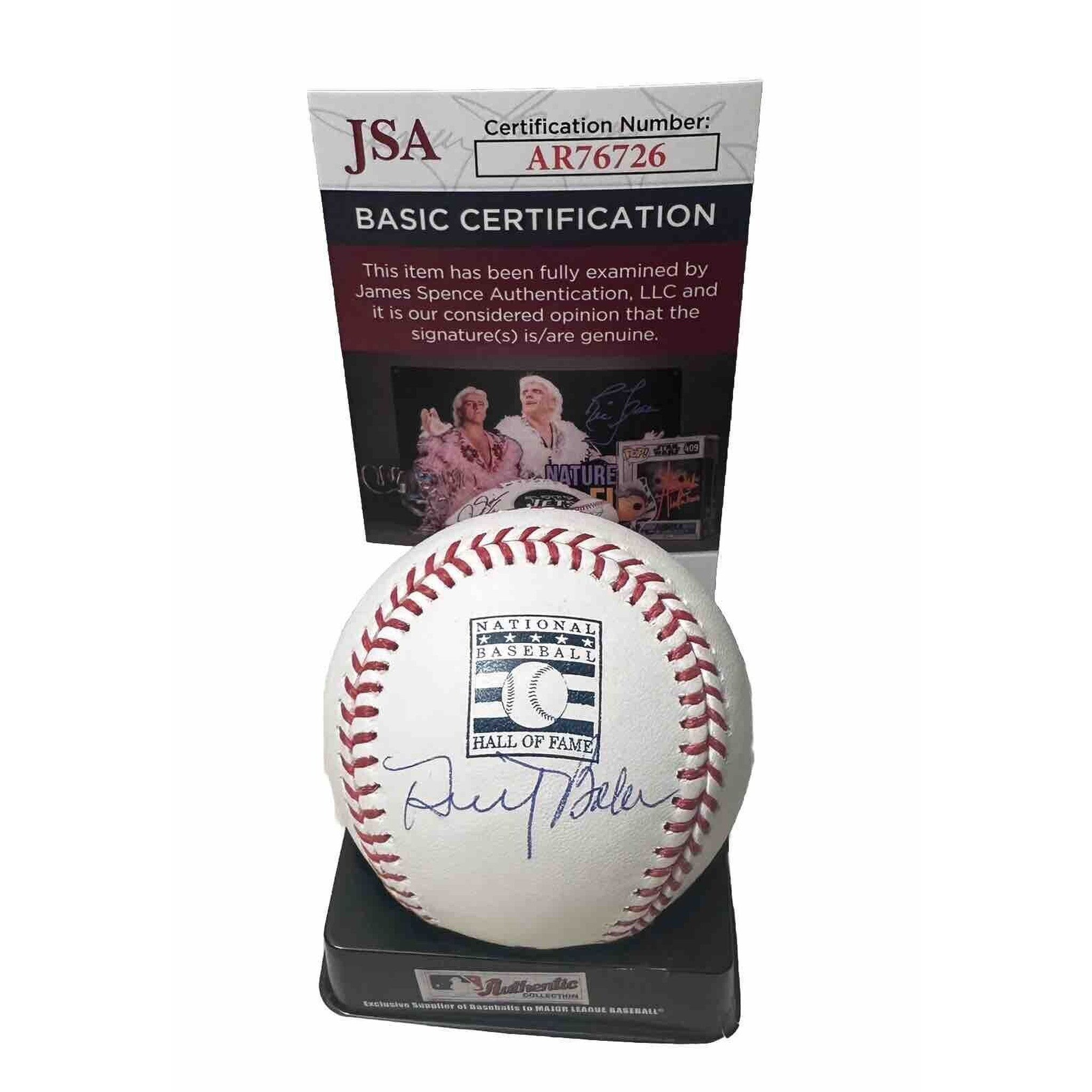 Dusty Baker Autographed Hall of Fame MLB Baseball JSA COA Houston Astros-Baseball-Right Off The Field