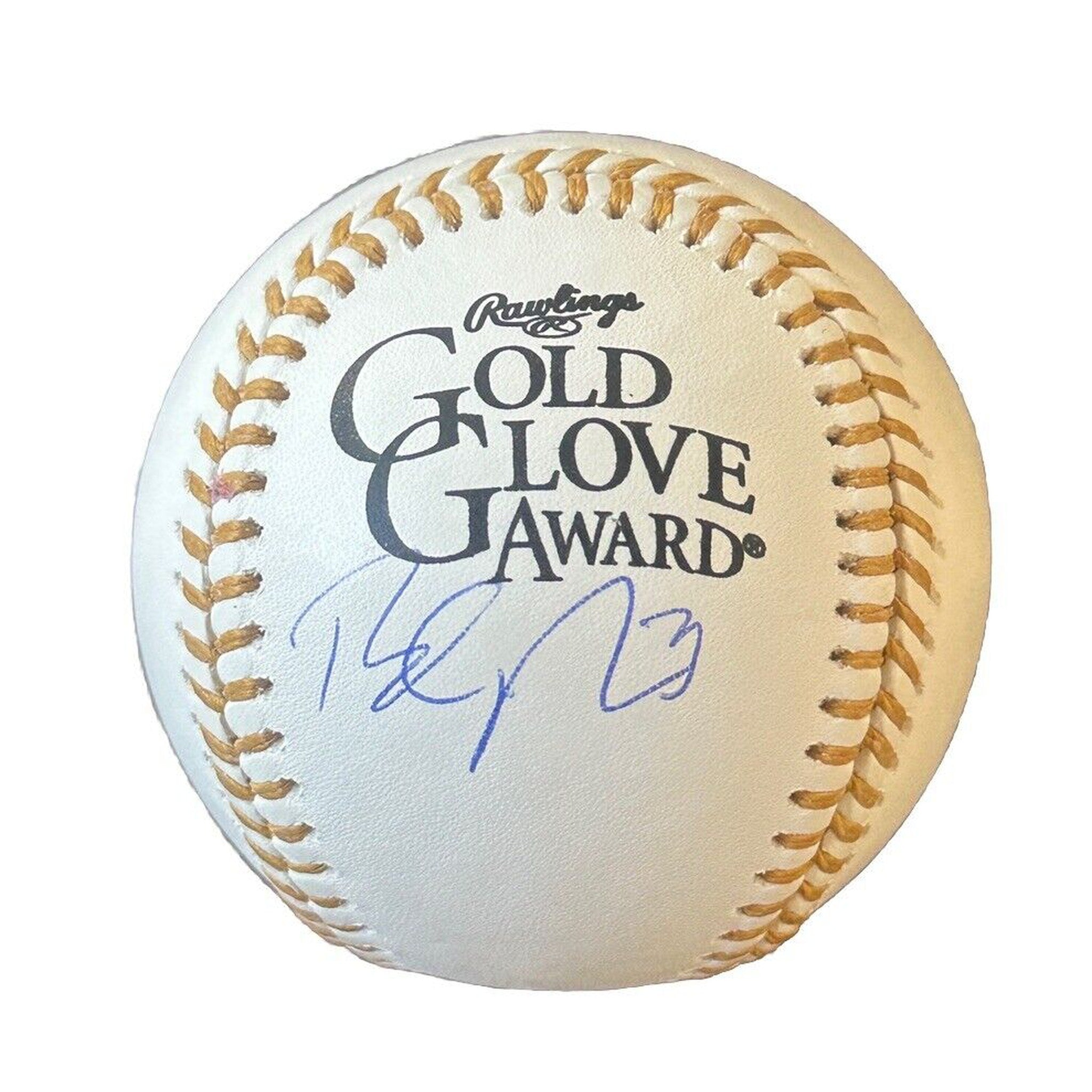 Dylan Moore Seattle Mariners Autographed Gold Glove Award Baseball JSA COA-Baseball-Right Off The Field