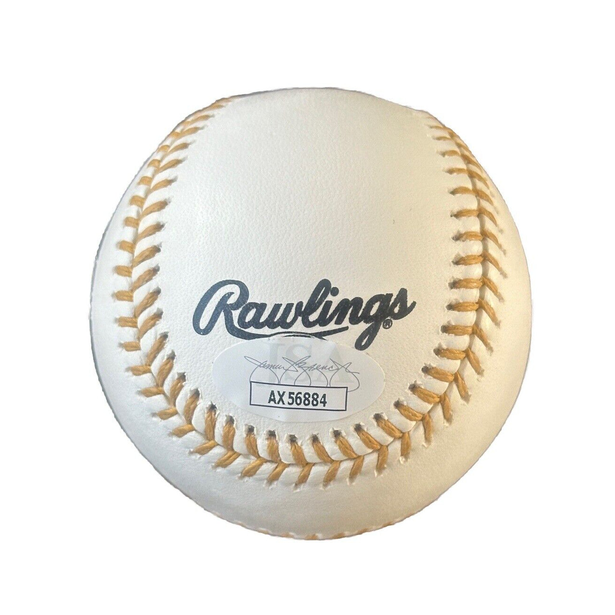 Ezequiel Tovar Colorado Rockies Autographed Gold Glove Award Baseball JSA COA-Baseball-Right Off The Field