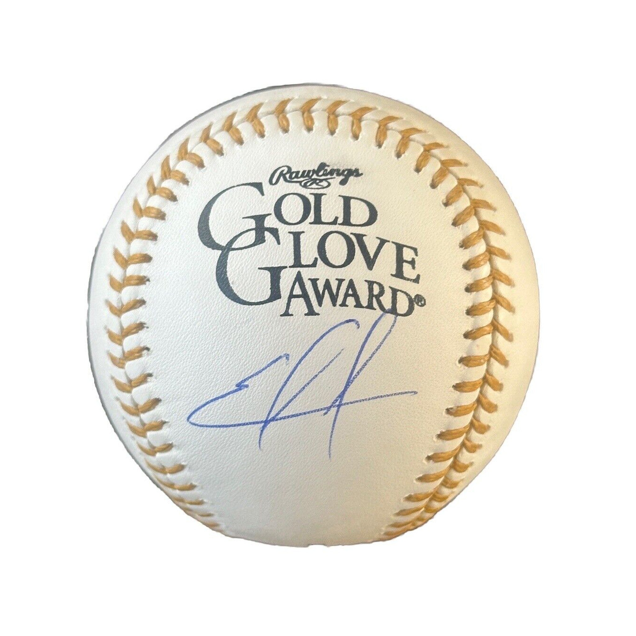 Ezequiel Tovar Colorado Rockies Autographed Gold Glove Award Baseball JSA COA-Baseball-Right Off The Field