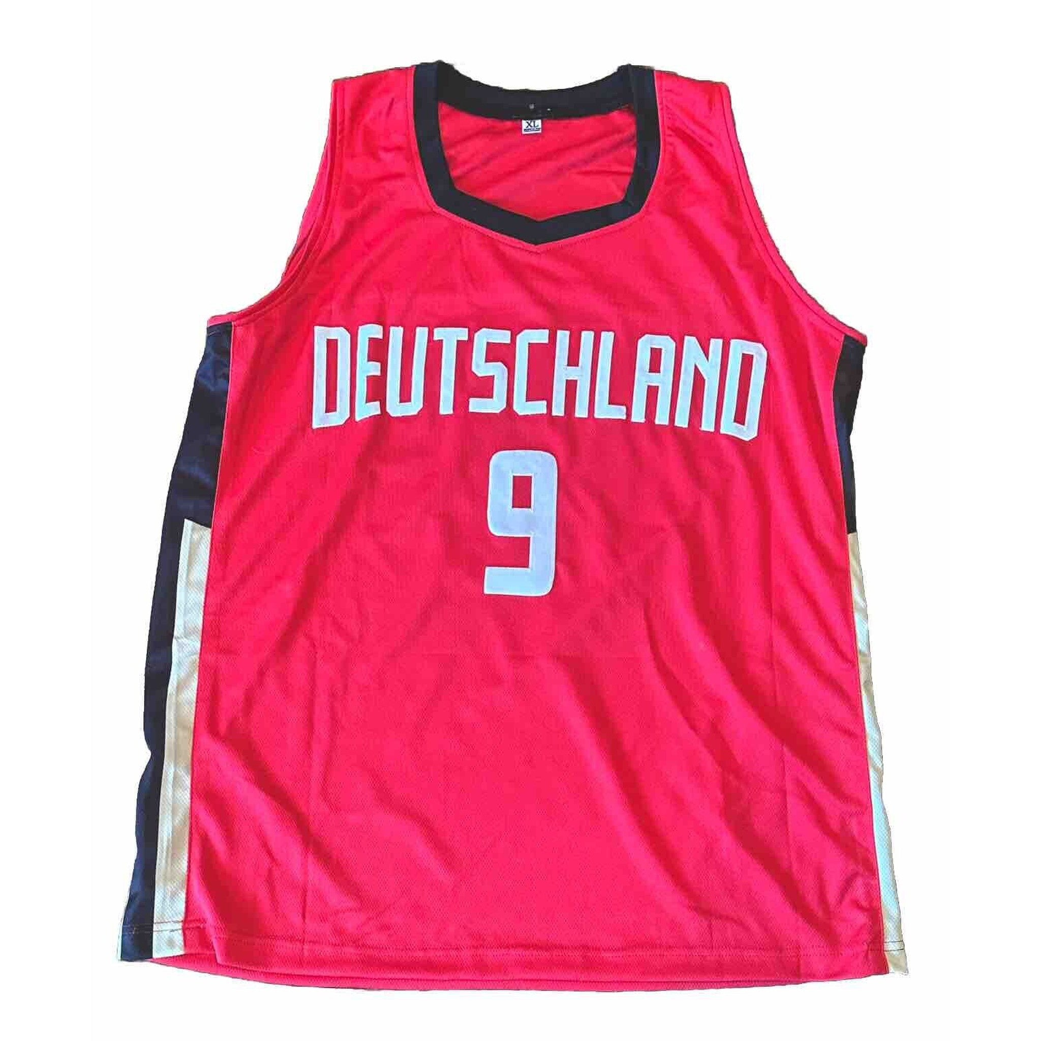 Franz Wagner Autographed Deutschland Custom Jersey BAS Witness-Basketball-Right Off The Field