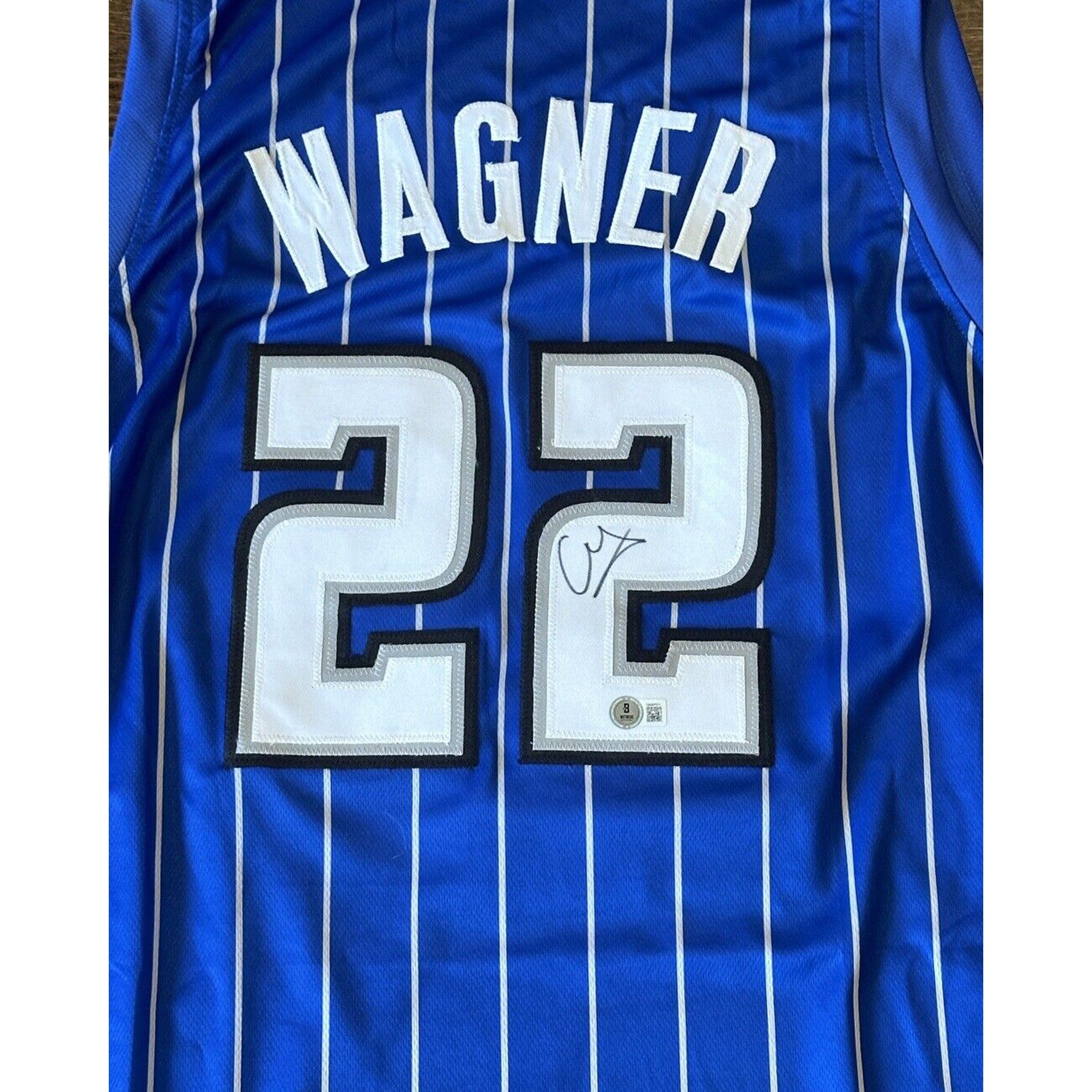 Franz Wagner Autographed Orlando Magic Custom Jersey BAS Witness-Basketball-Right Off The Field