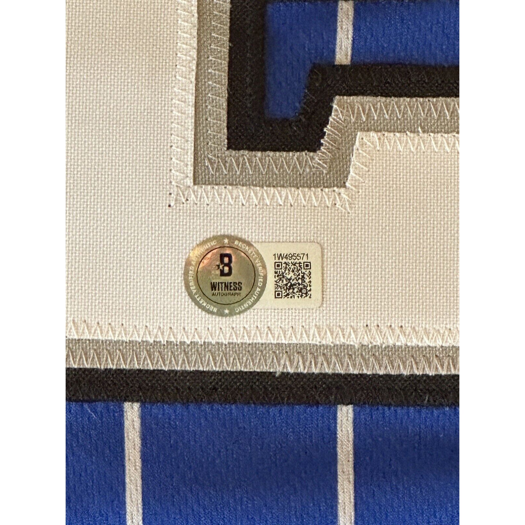 Franz Wagner Autographed Orlando Magic Custom Jersey BAS Witness-Basketball-Right Off The Field