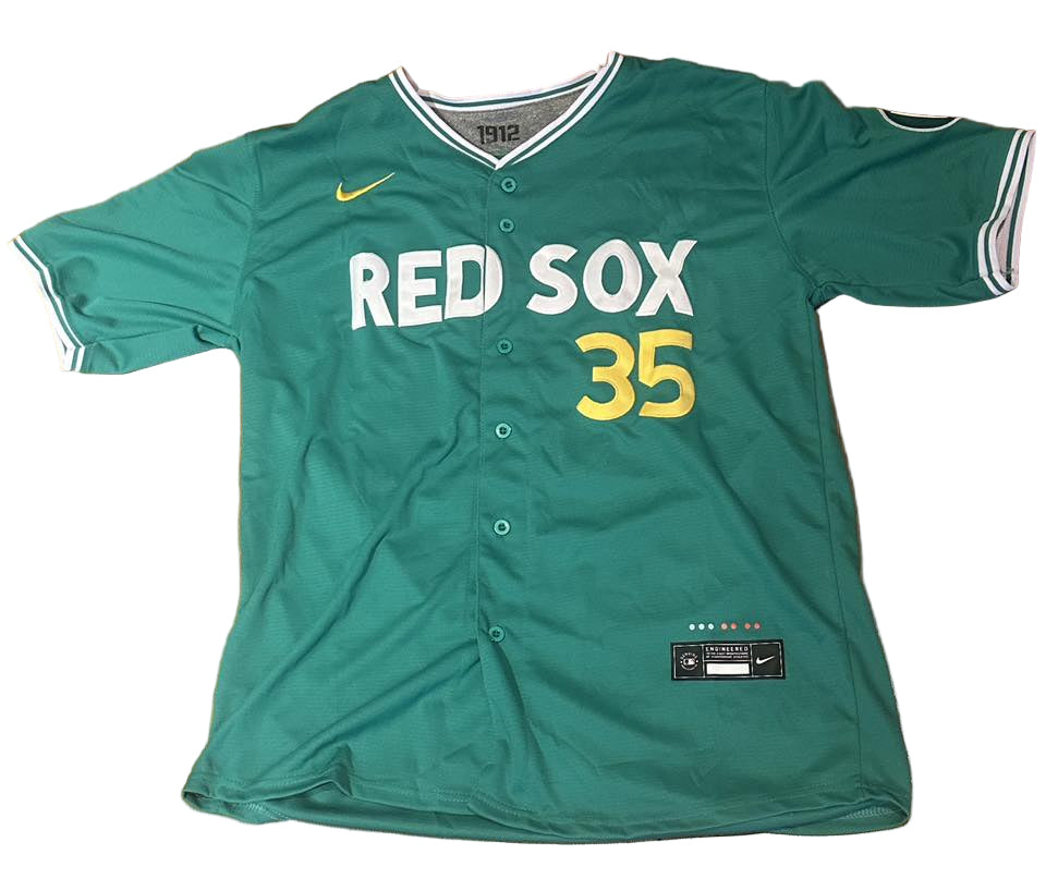 Garrett Crochet Autographed Boston Red Sox City Connect Jersey JSA COA-Right Off The Field