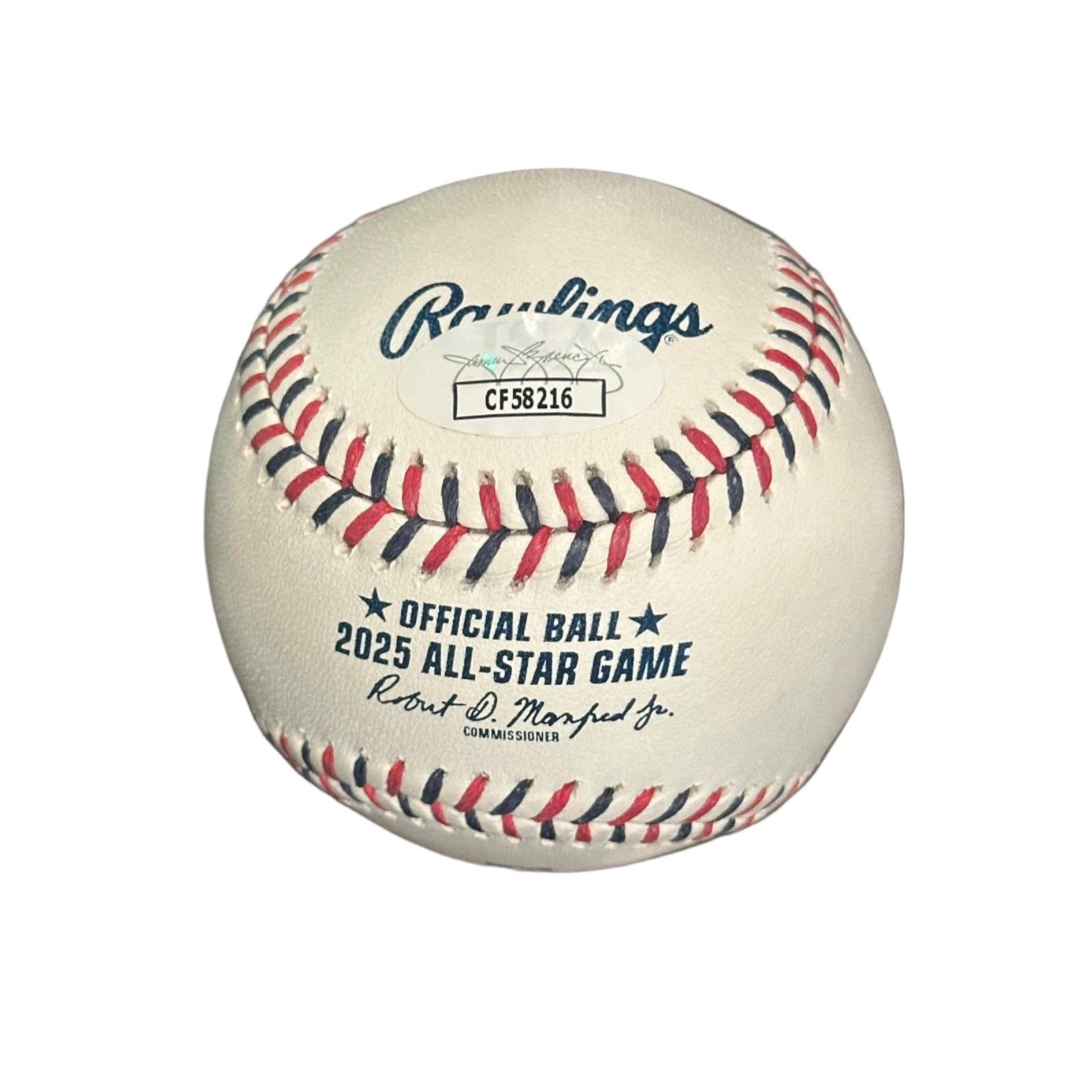 Garrett Crochet Boston Red Sox Autographed 2025 All Star Game Baseball JSA COA-Right Off The Field
