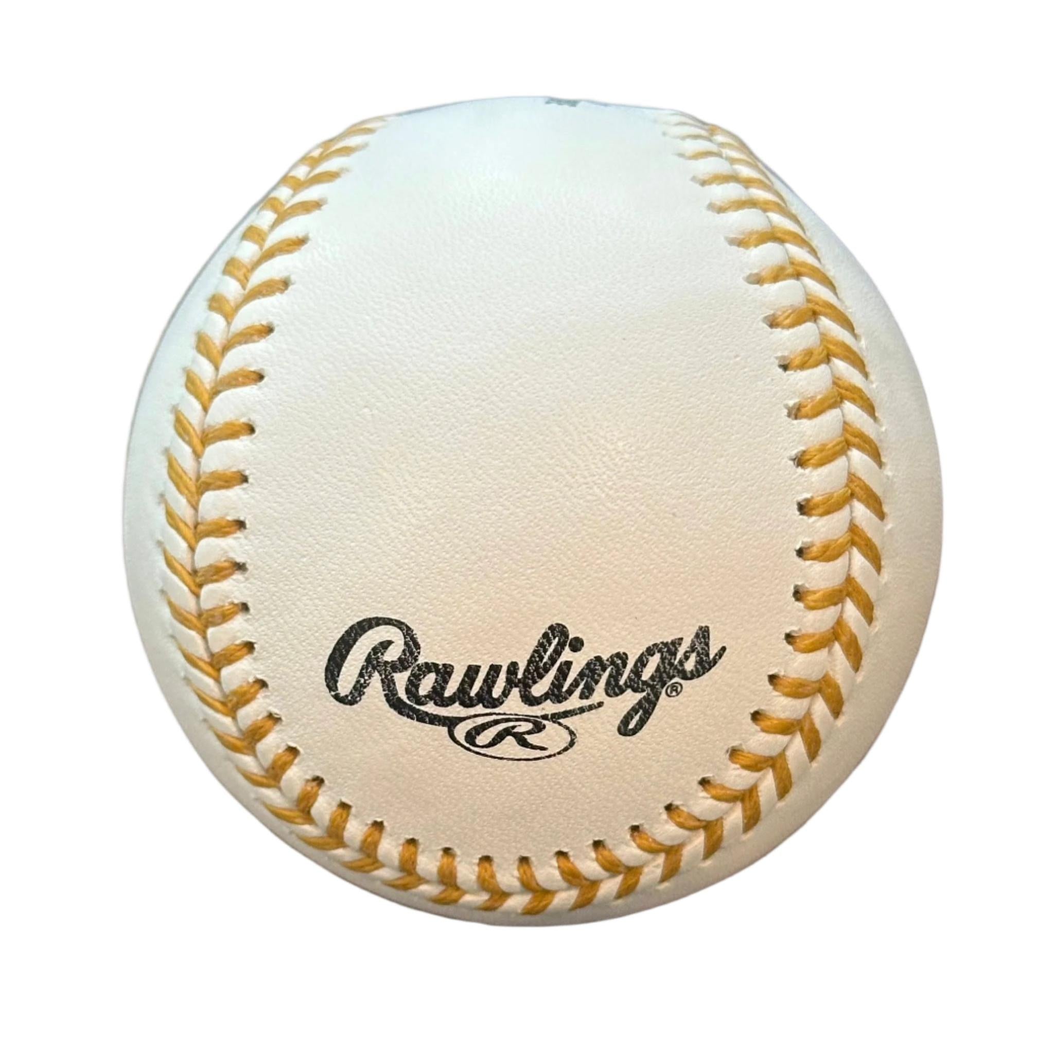 Gerardo Parra Autographed & Inscribed Gold Glove Award Baseball-Right Off The Field