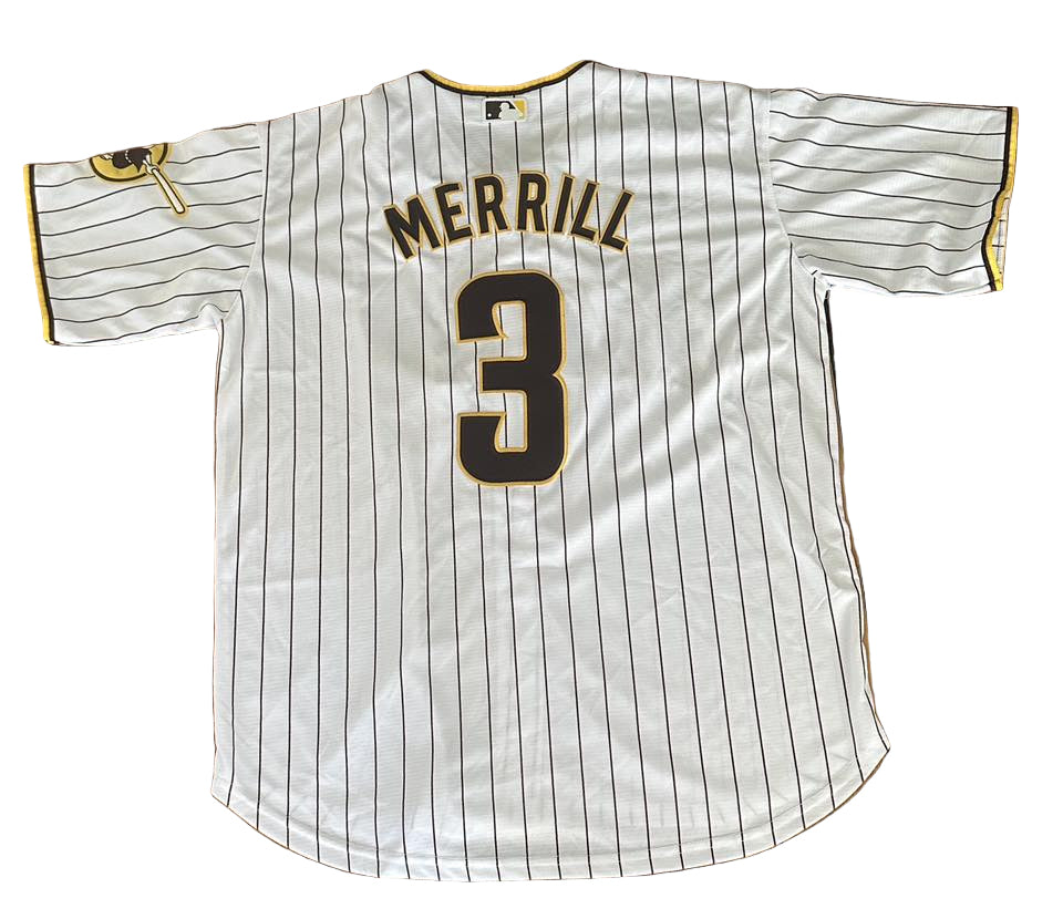 Jackson Merrill San Diego Padres Jersey Size XL-Right Off The Field