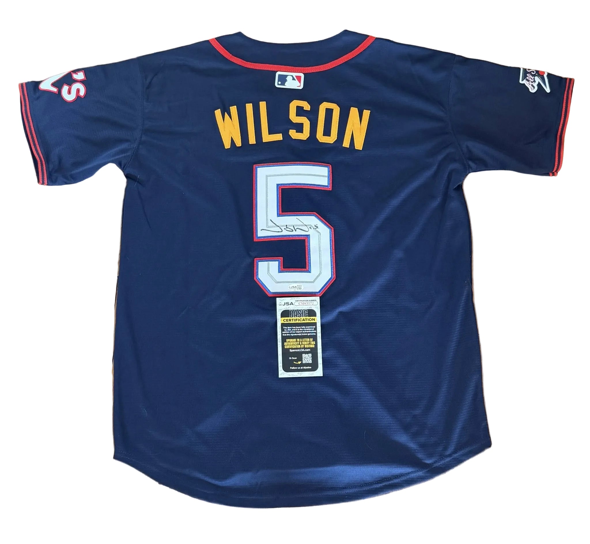 Jacob Wilson Autographed 2025 MLB All Star Game Jersey JSA COA Athletics-Right Off The Field