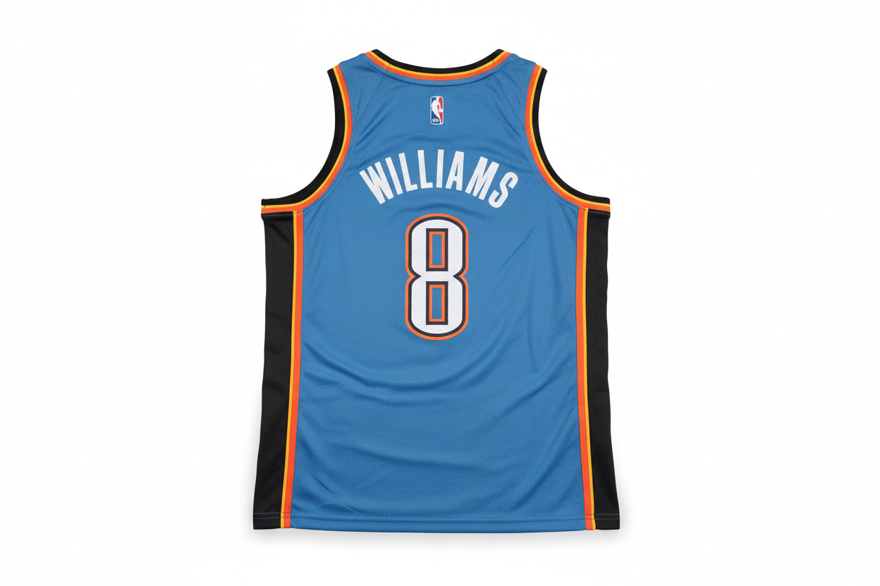 Jalen Williams Oklahoma City Thunder Jersey Size 48-Right Off The Field