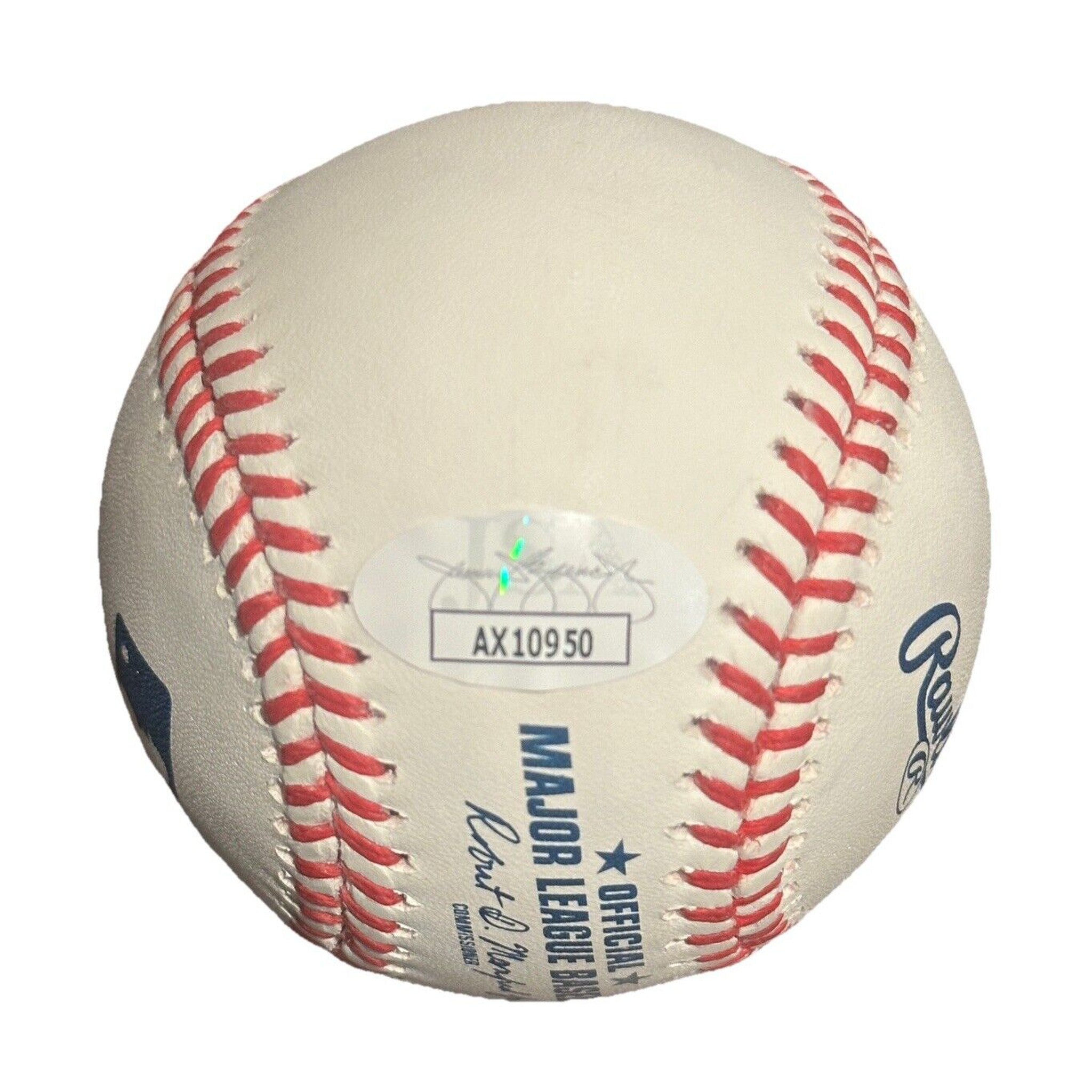 James McAvoy Autographed Official MLB Baseball JSA COA X-Men Marvel-Entertainment-Right Off The Field