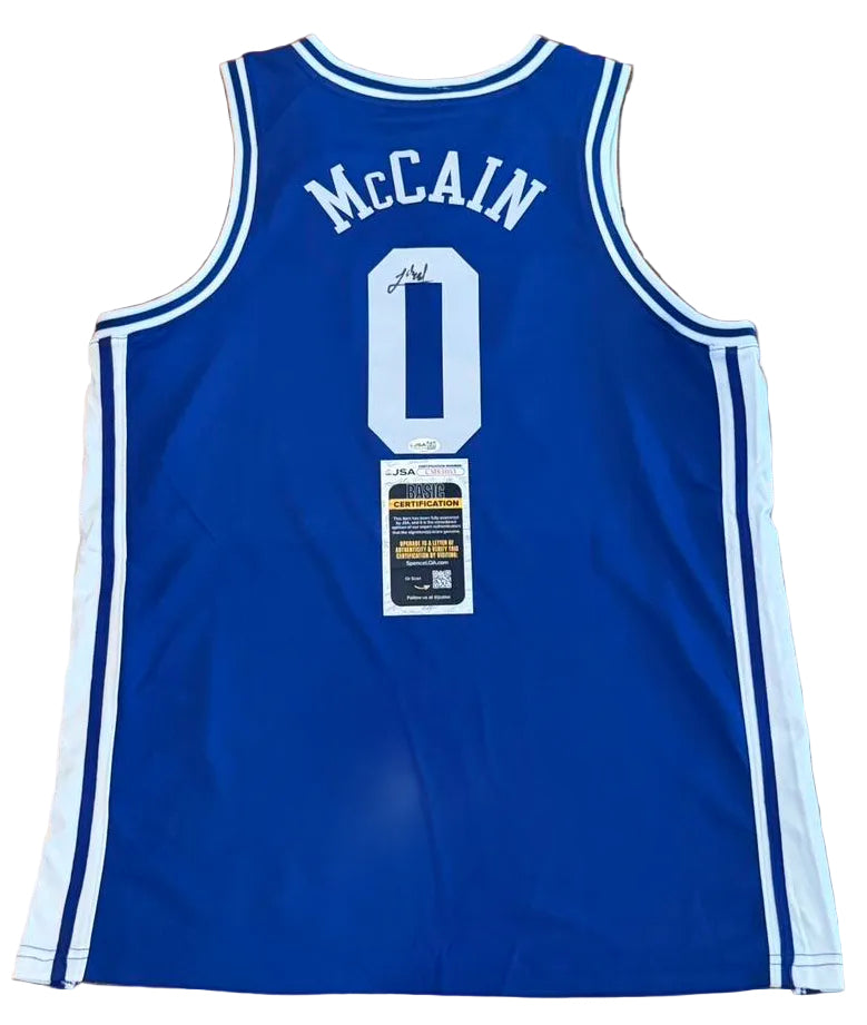 Jared McCain Signed Autographed Duke Blue Devils Jersey JSA COA-Right Off The Field