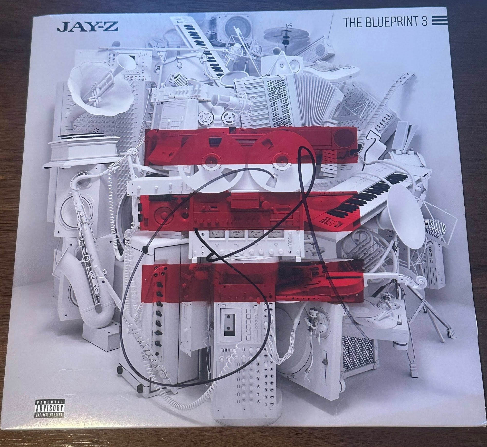 Jay-Z Signed Autographed The Blueprint 3 VINYL LP JSA LOA-Right Off The Field