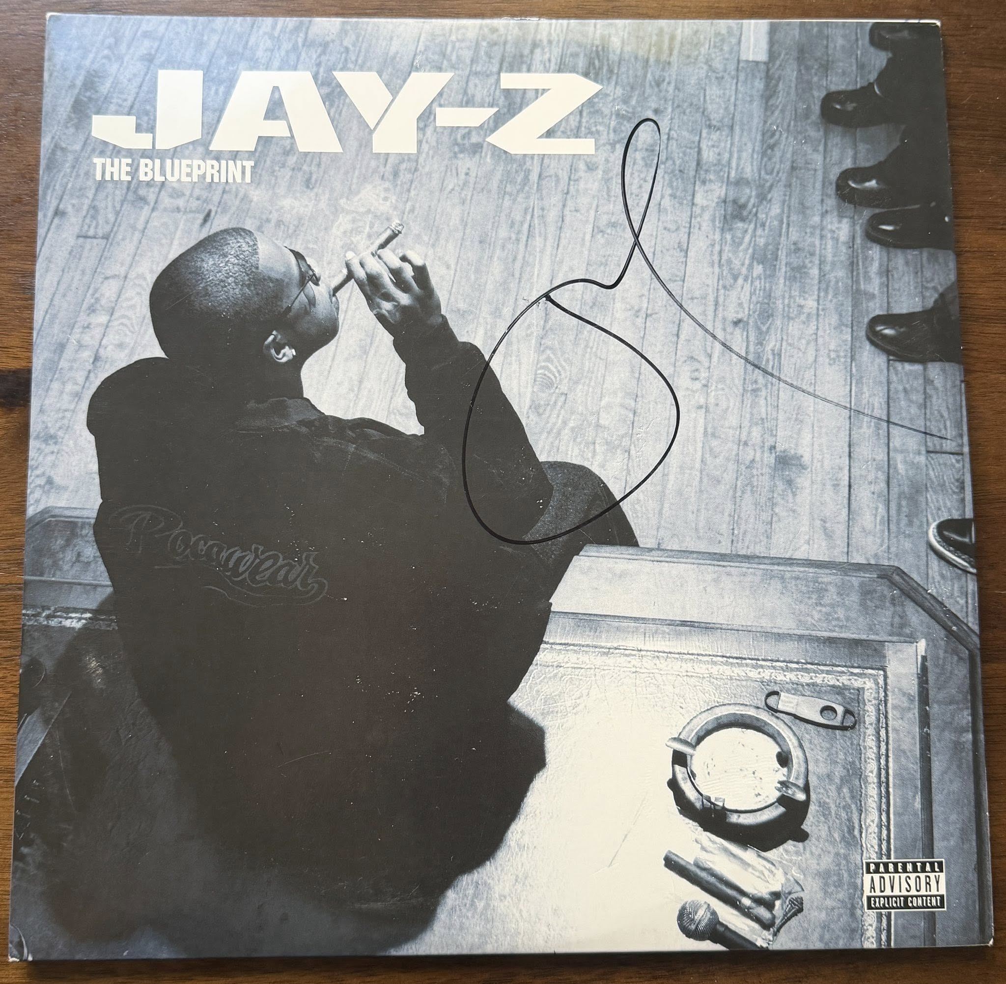 Jay-Z Signed Autographed The Blueprint VINYL LP JSA LOA-Right Off The Field