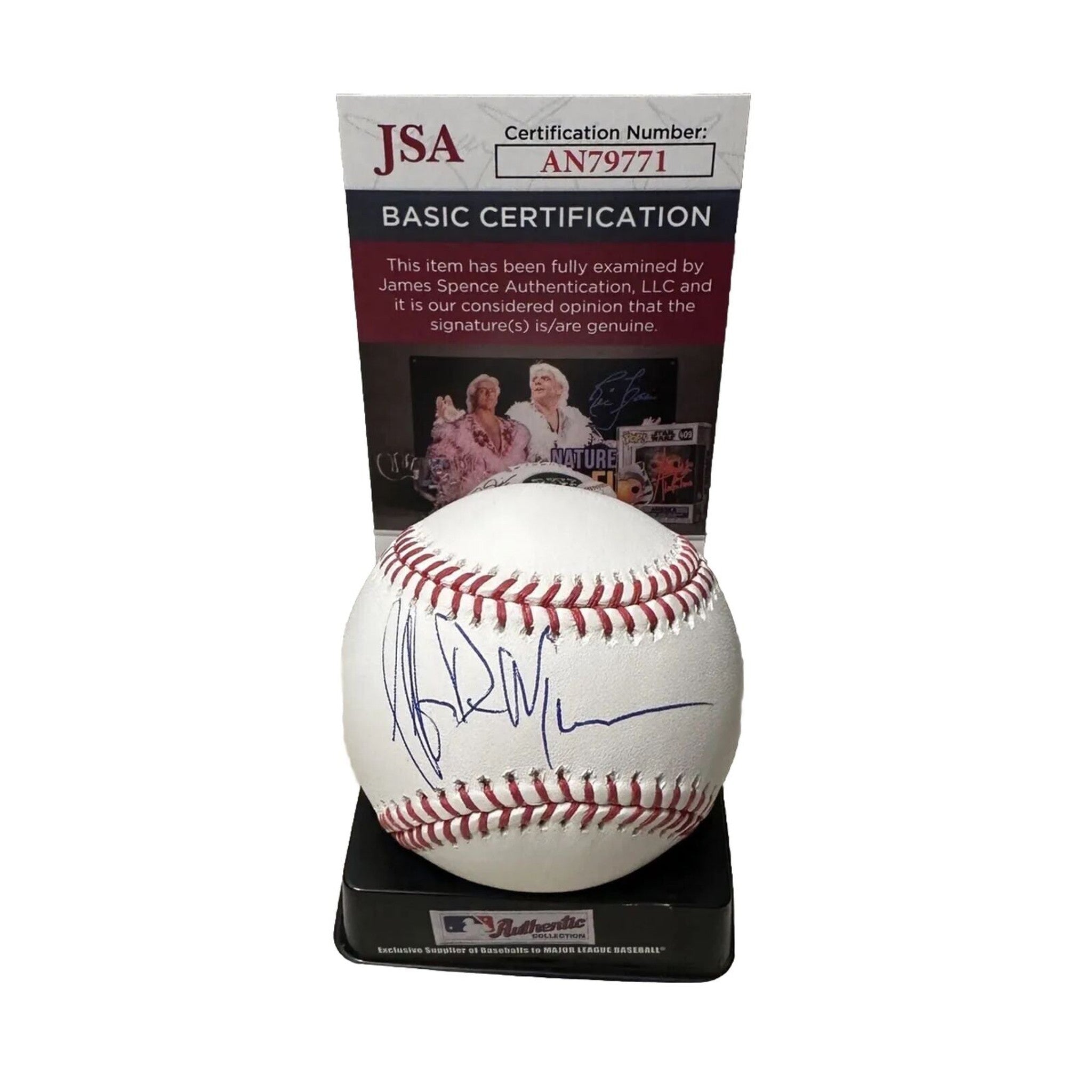 Jeffrey Dean Morgan Signed Official MLB Baseball JSA COA The Walking Dead-Entertainment-Right Off The Field