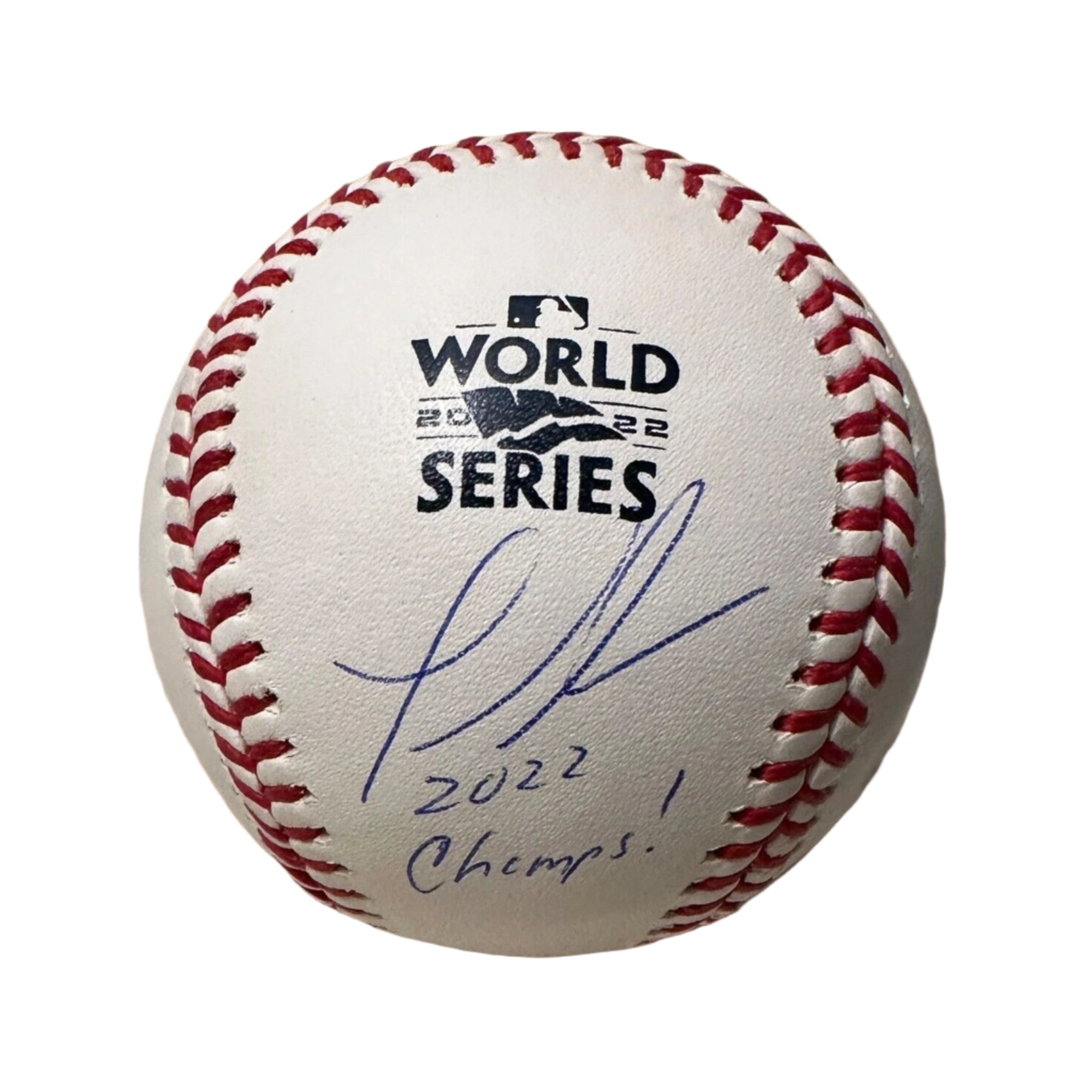 Joe Espada Houston Astros Signed & Inscribed 2022 World Series Baseball JSA COA-Baseball-Right Off The Field