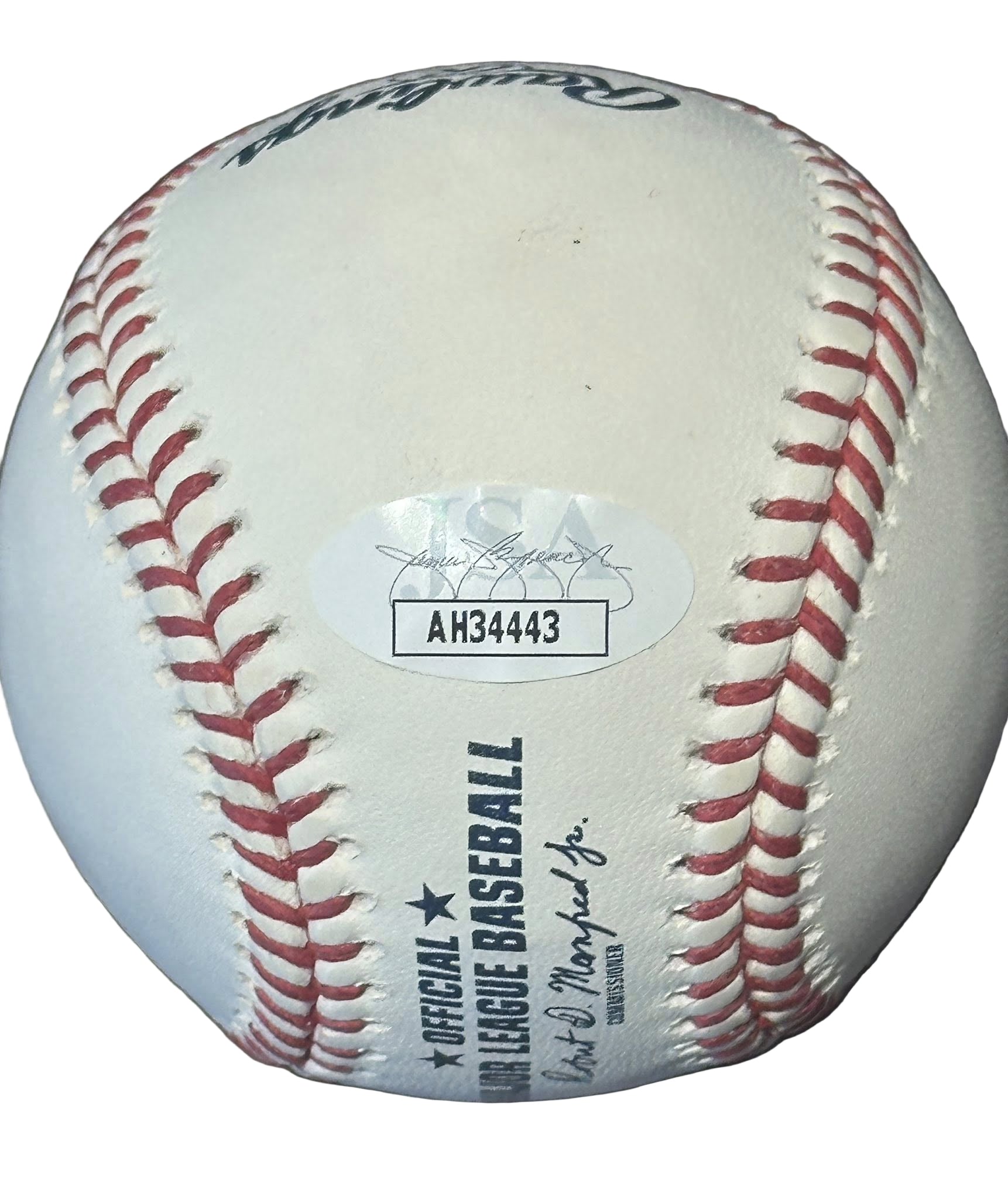 Joe Torre Autographed Hall of Fame MLB Baseball JSA COA New York Yankees-Right Off The Field