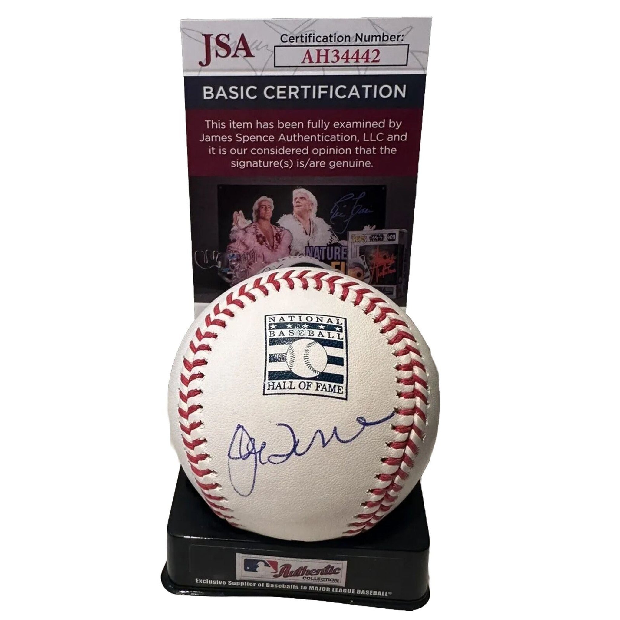 Joe Torre New York Yankees Signed Hall of Fame Baseball JSA COA-Baseball-Right Off The Field
