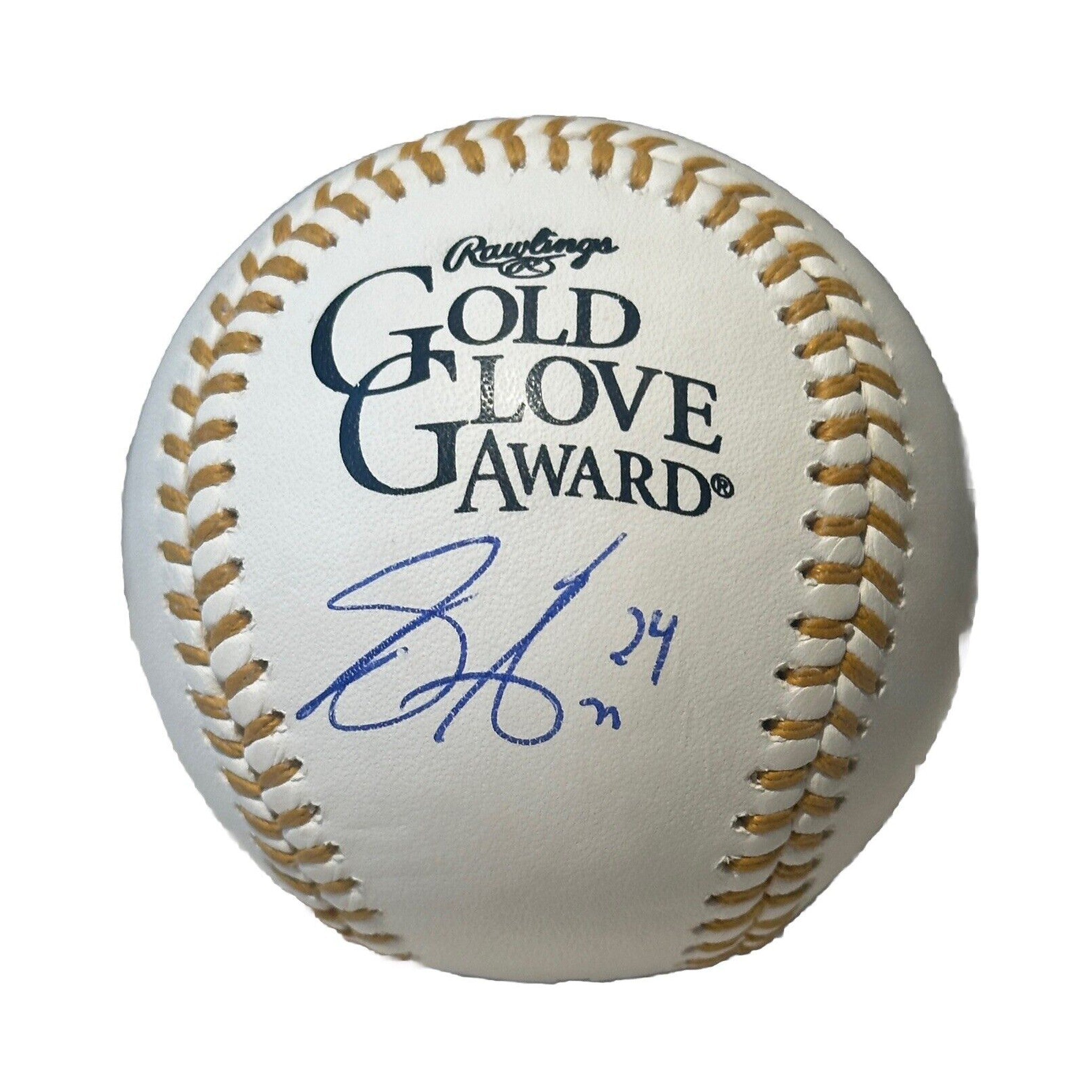 Joey Gallo Autographed Gold Glove Award Baseball Texas Rangers New York Yankees-Baseball-Right Off The Field