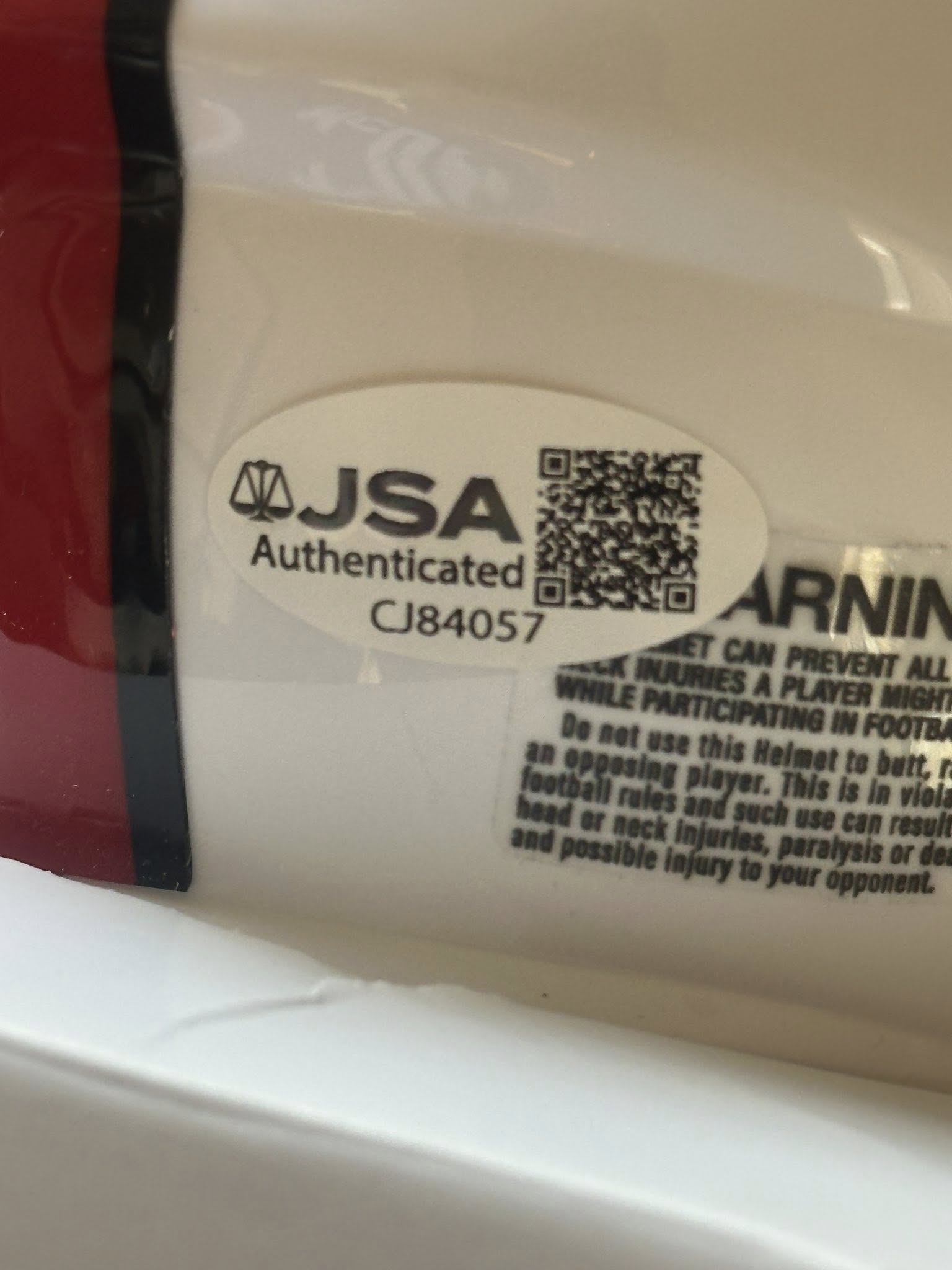 John Lynch Autographed Hall of Fame Mini Helmet "HOF '21" Inscription JSA COA-Right Off The Field