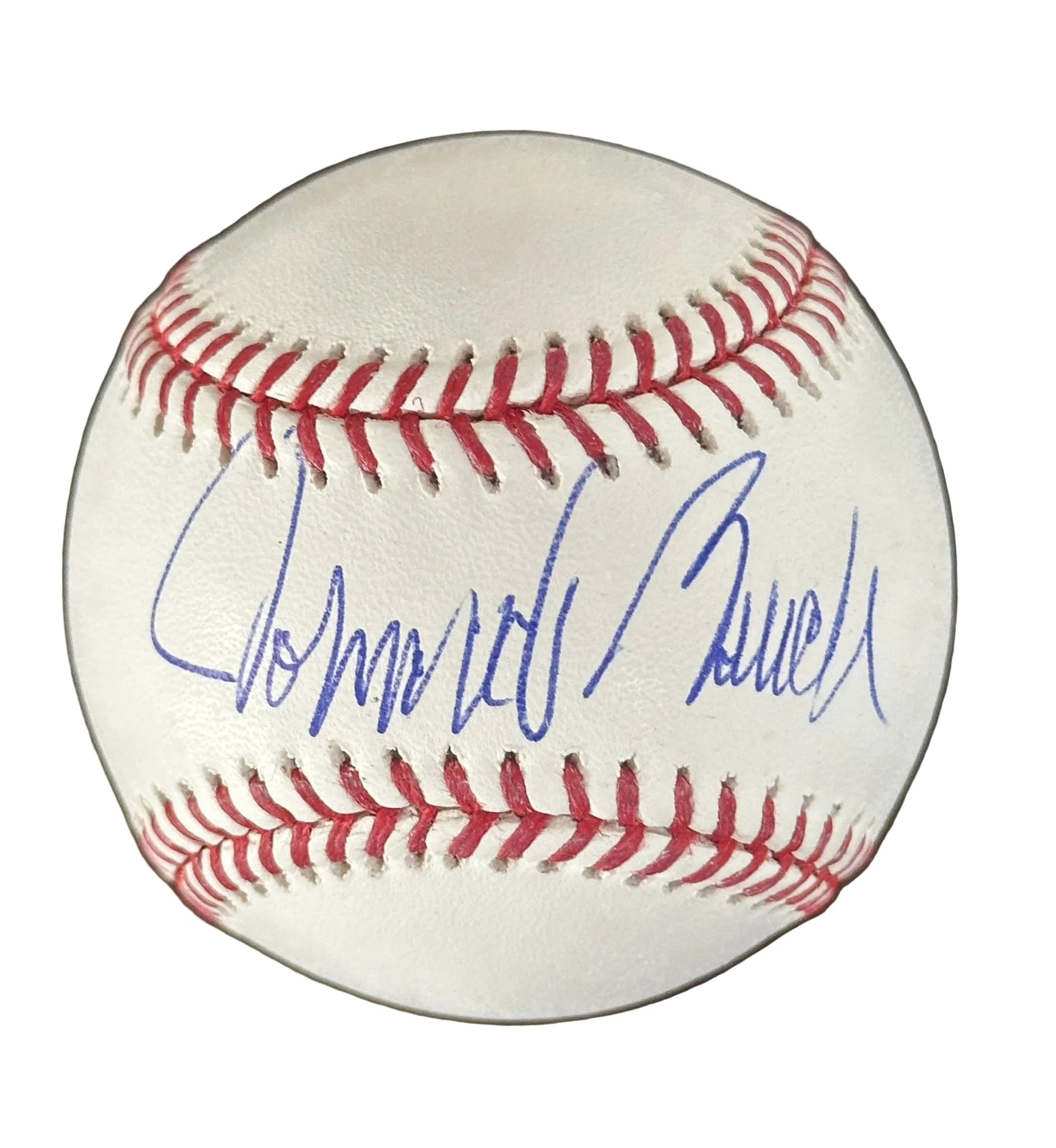 Johnny Bench Autographed Official MLB Baseball JSA COA Cincinnati Reds-Right Off The Field