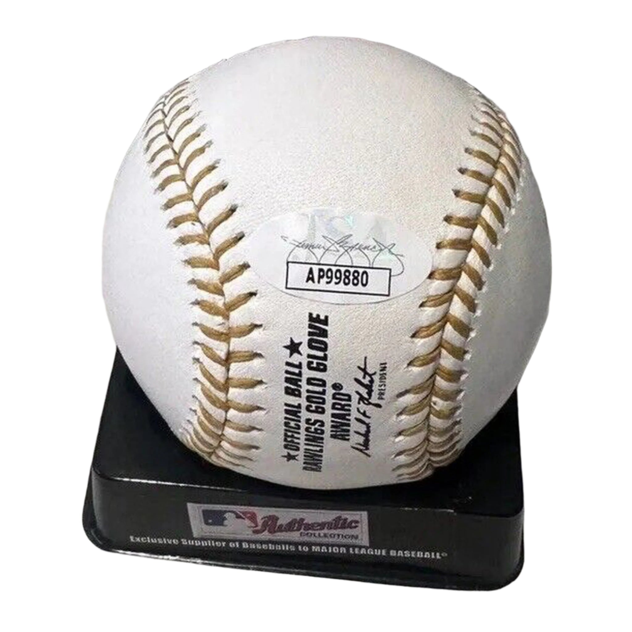 Jose Berrios Toronto Blue Jays Signed Gold Glove Award Baseball JSA COA-Baseball-Right Off The Field