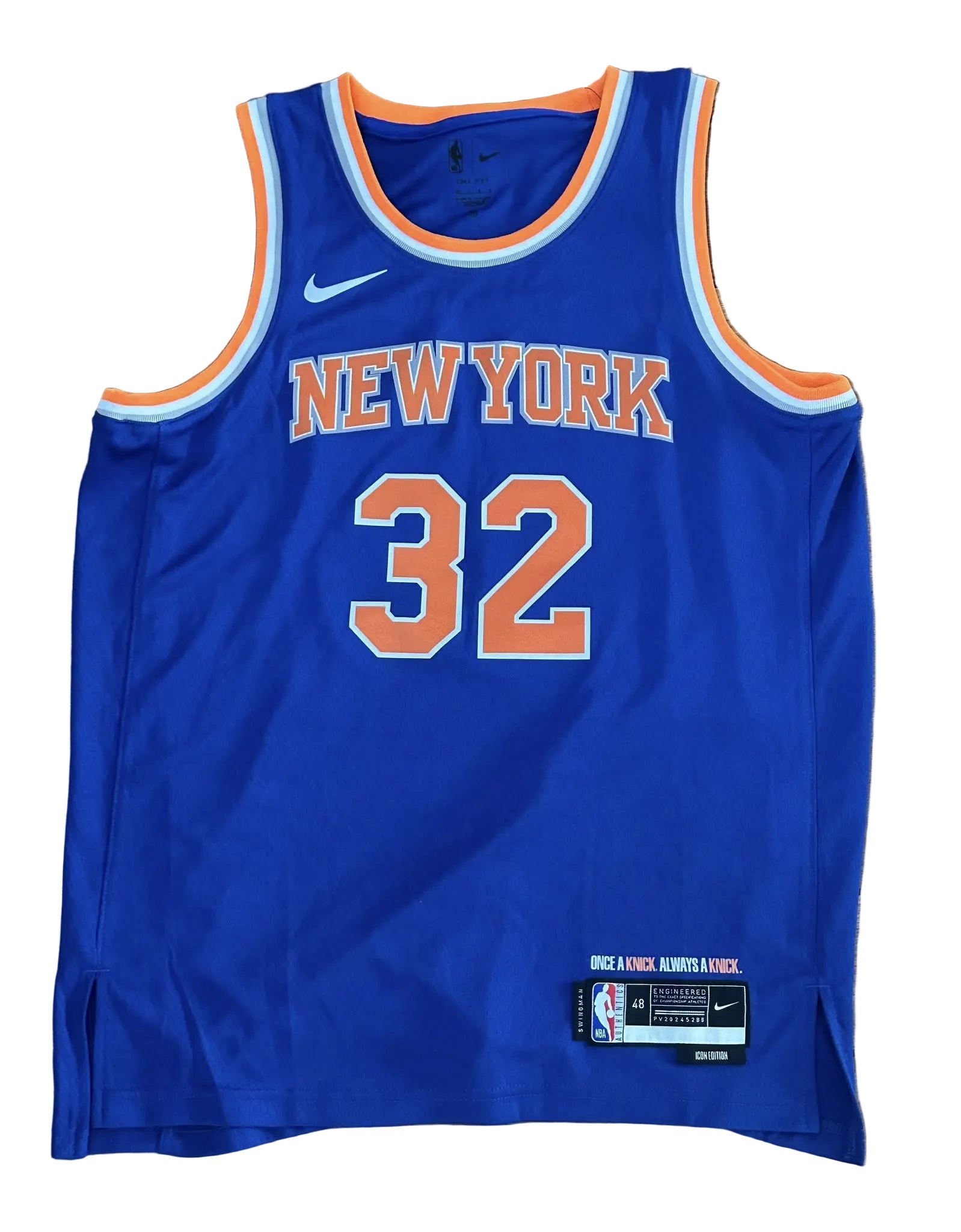 Karl-Anthony Towns Autographed New York Knicks Jersey JSA COA-Right Off The Field