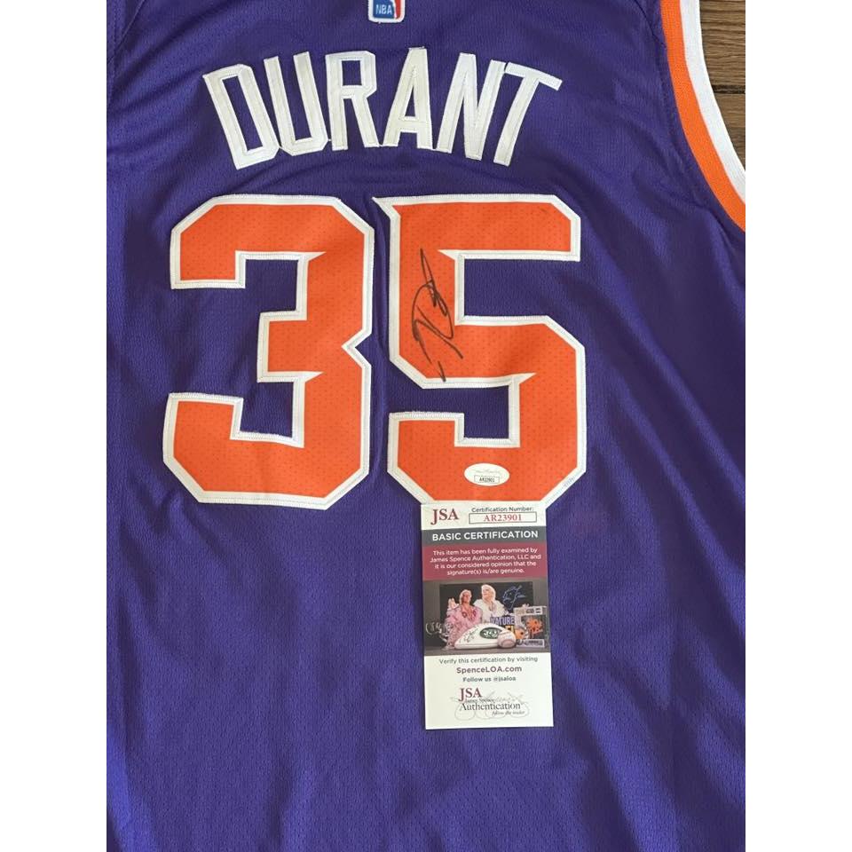 Kevin Durant Autographed Phoenix Suns Jersey JSA COA
