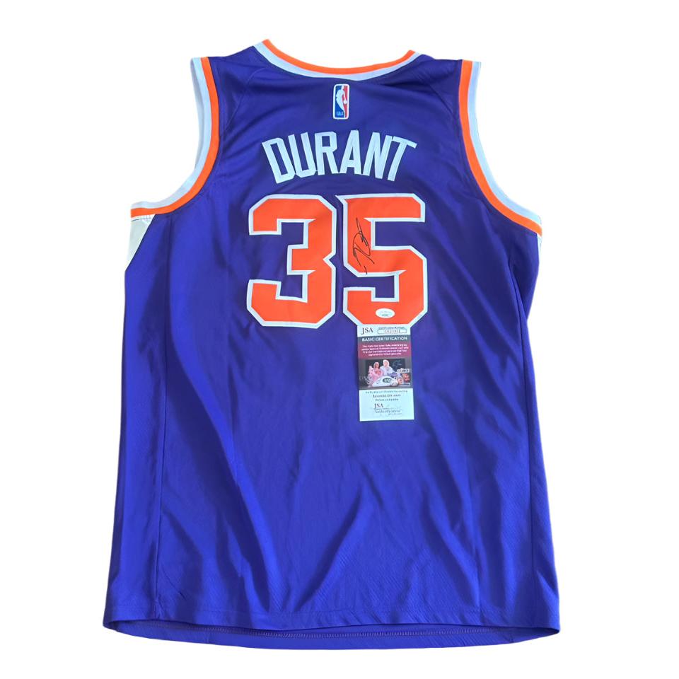 Kevin Durant Autographed Phoenix Suns Jersey JSA COA