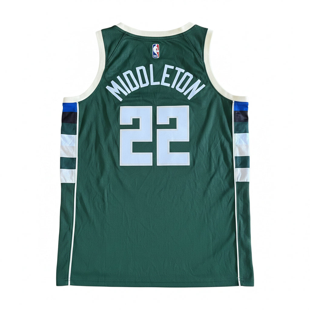 Khris Middleton Milwaukee Bucks Jersey Size 48-Right Off The Field
