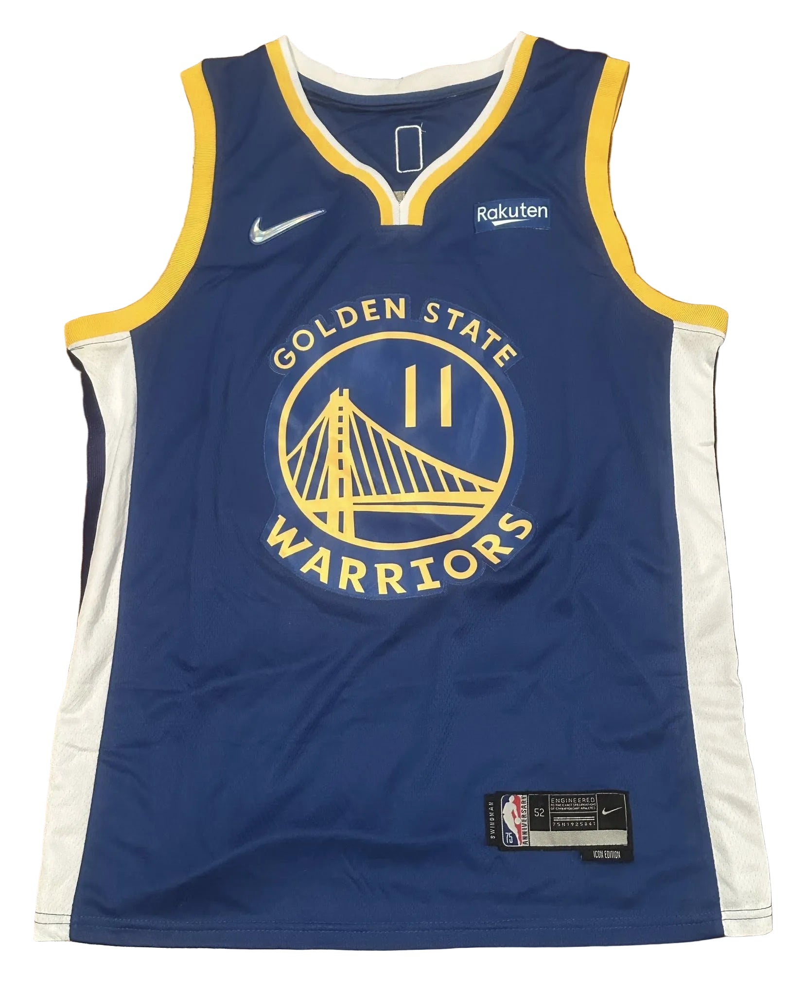 Klay Thompson Signed Autographed Golden State Warriors Jersey JSA COA-Right Off The Field
