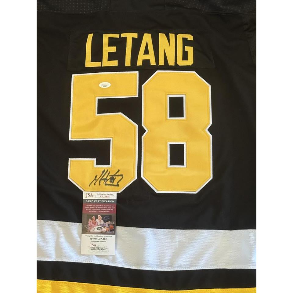 Kris Letang Autographed Pittsburgh Penguins Jersey JSA COA